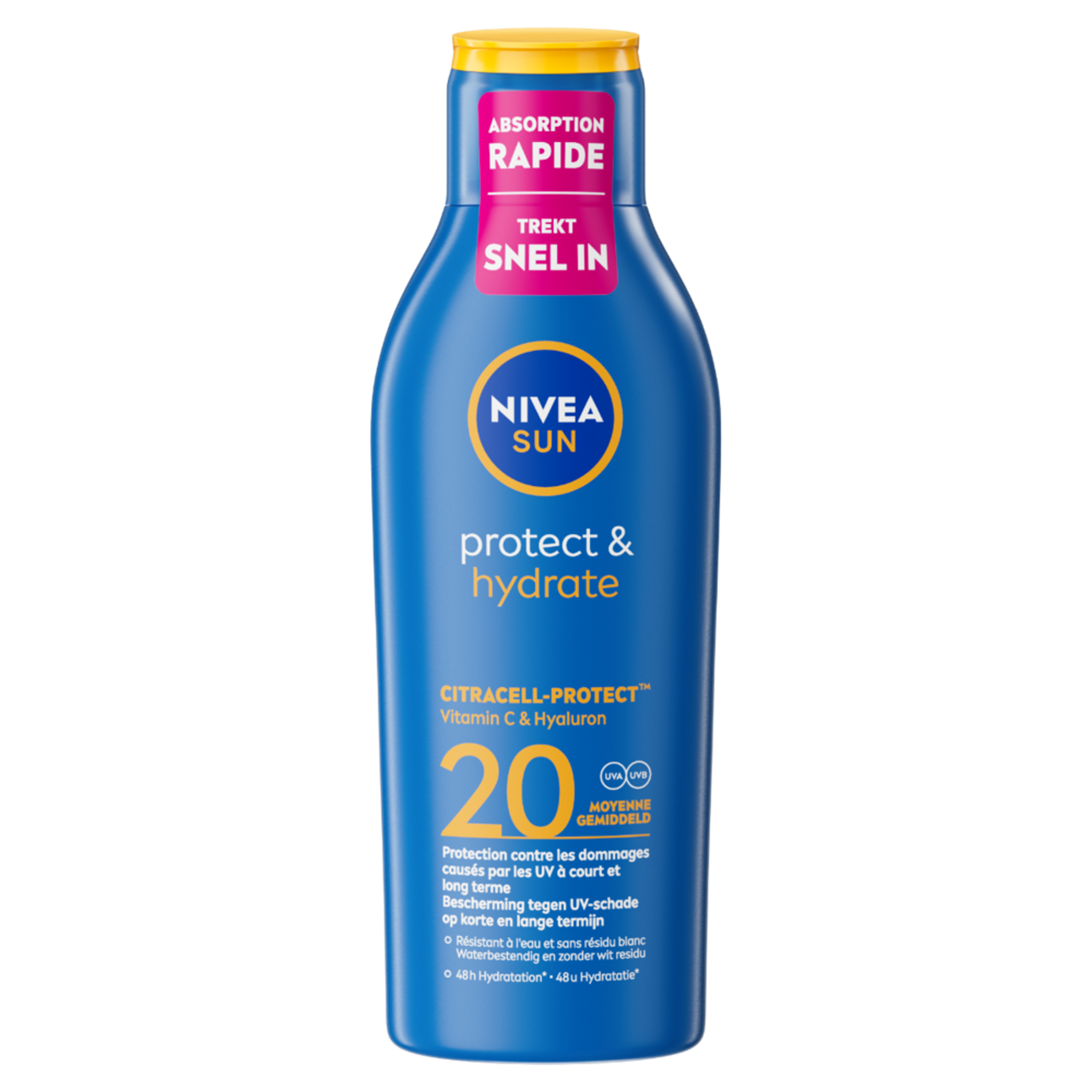 NIVEA SUN Zonnebrand Protect & Hydrate Zonnemelk SPF 20 200 ML