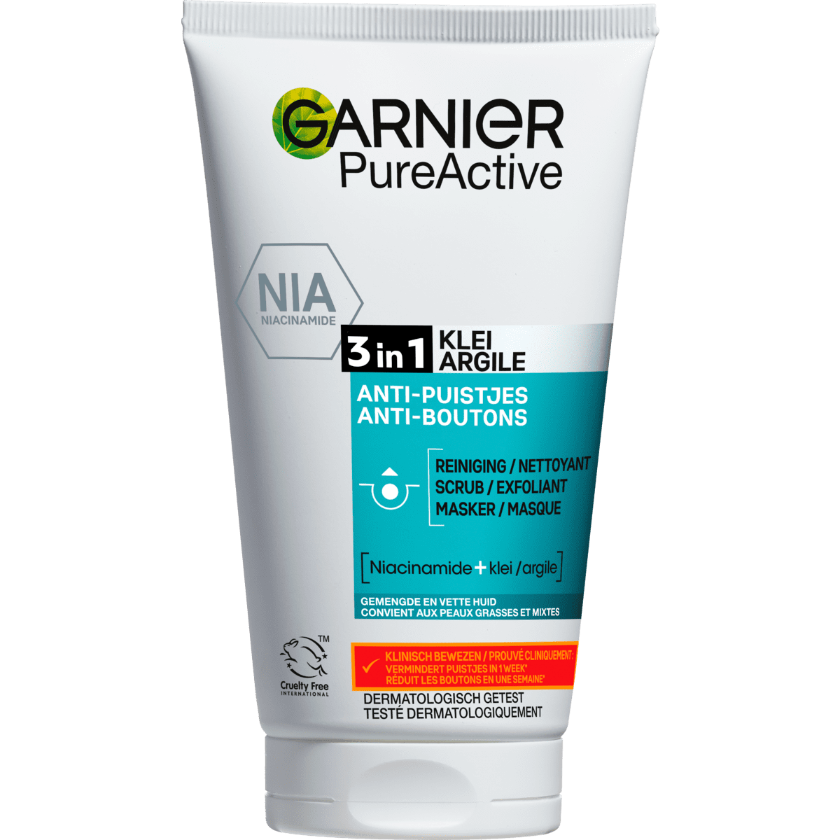 Garnier PureActive 3-in-1 Complete Reiniging 150 ML