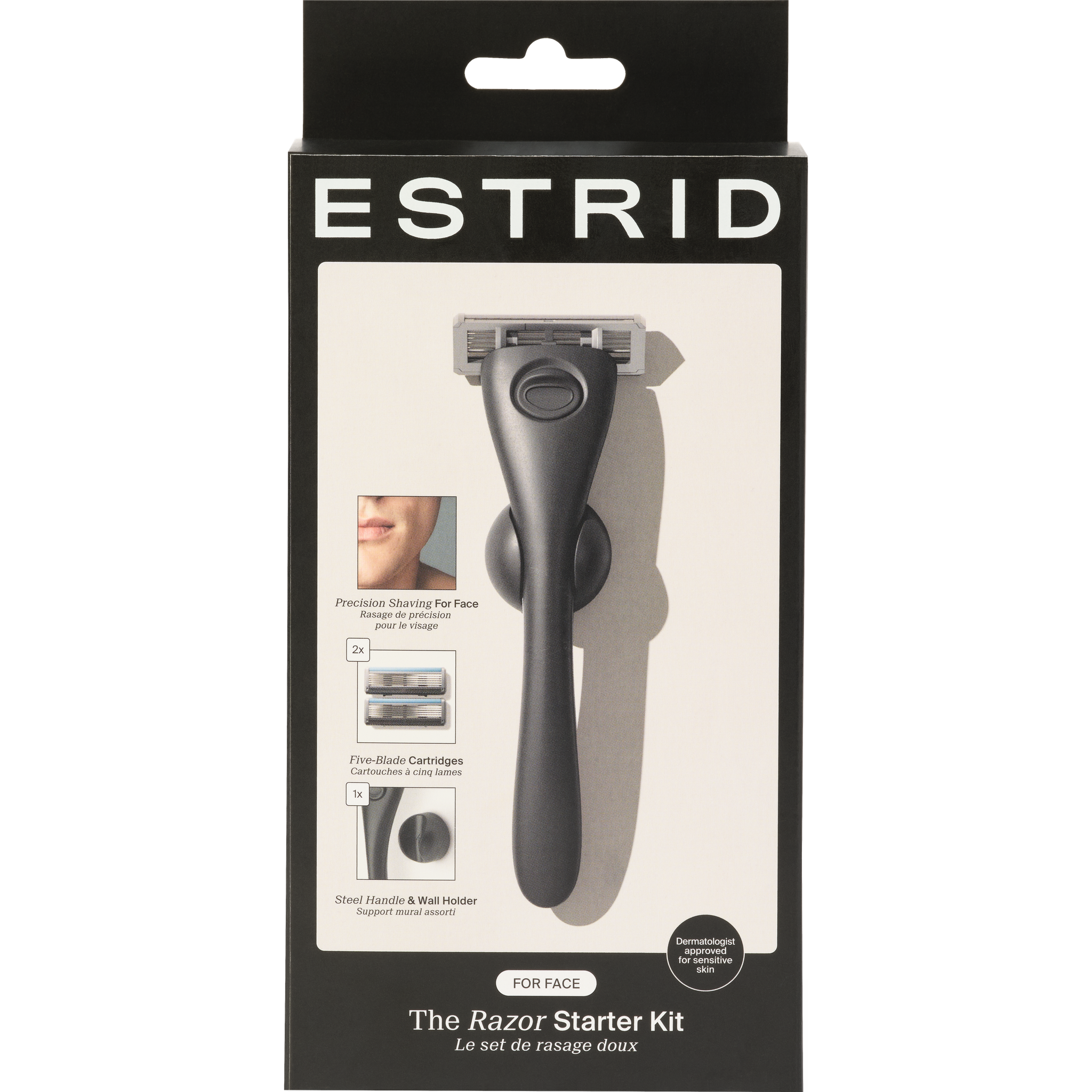 Estrid The Face Razor Starter Kit Onyx