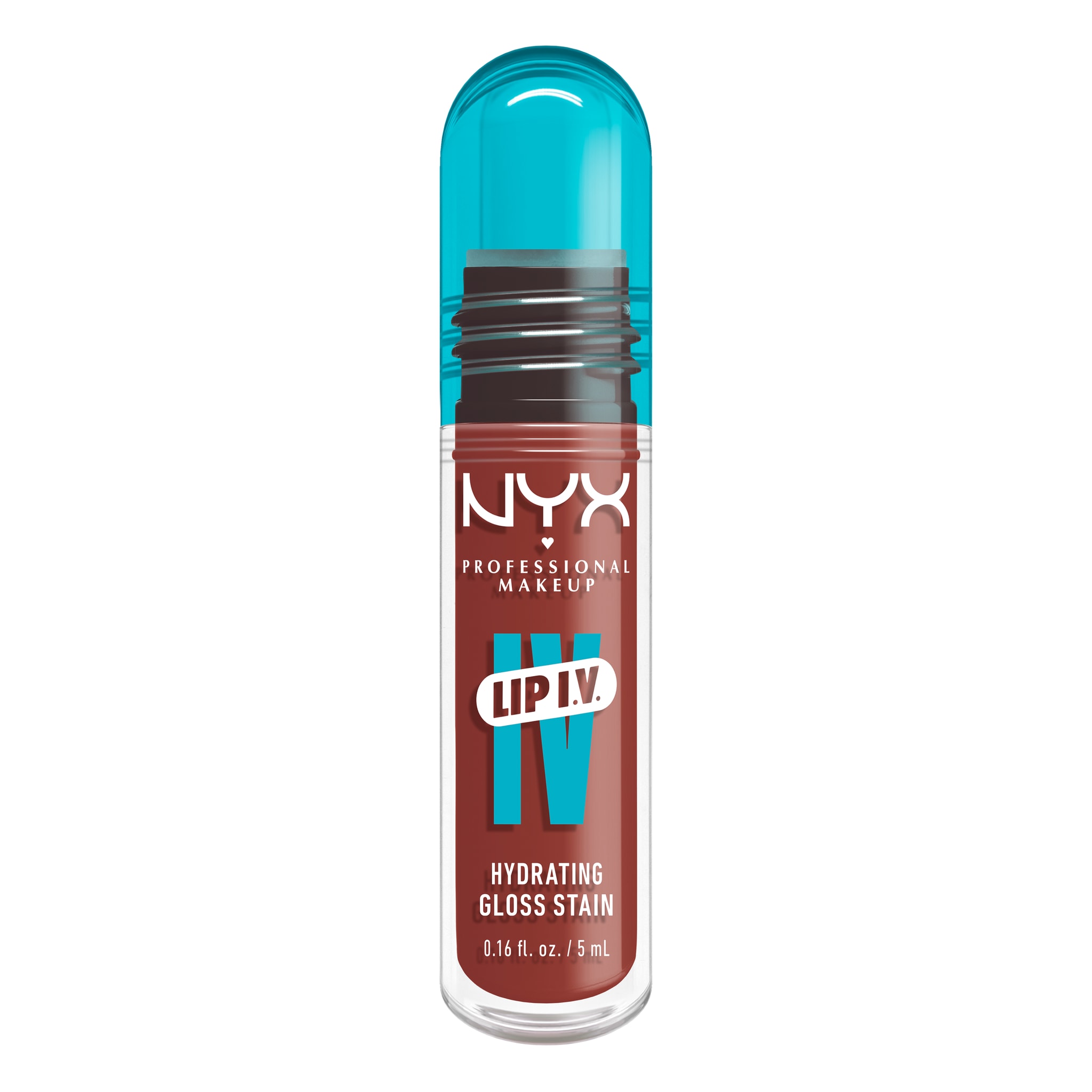 NYX Professional Make Up Lip IV Hydraterende Lipgloss + Stain 18 Drippin' Nude