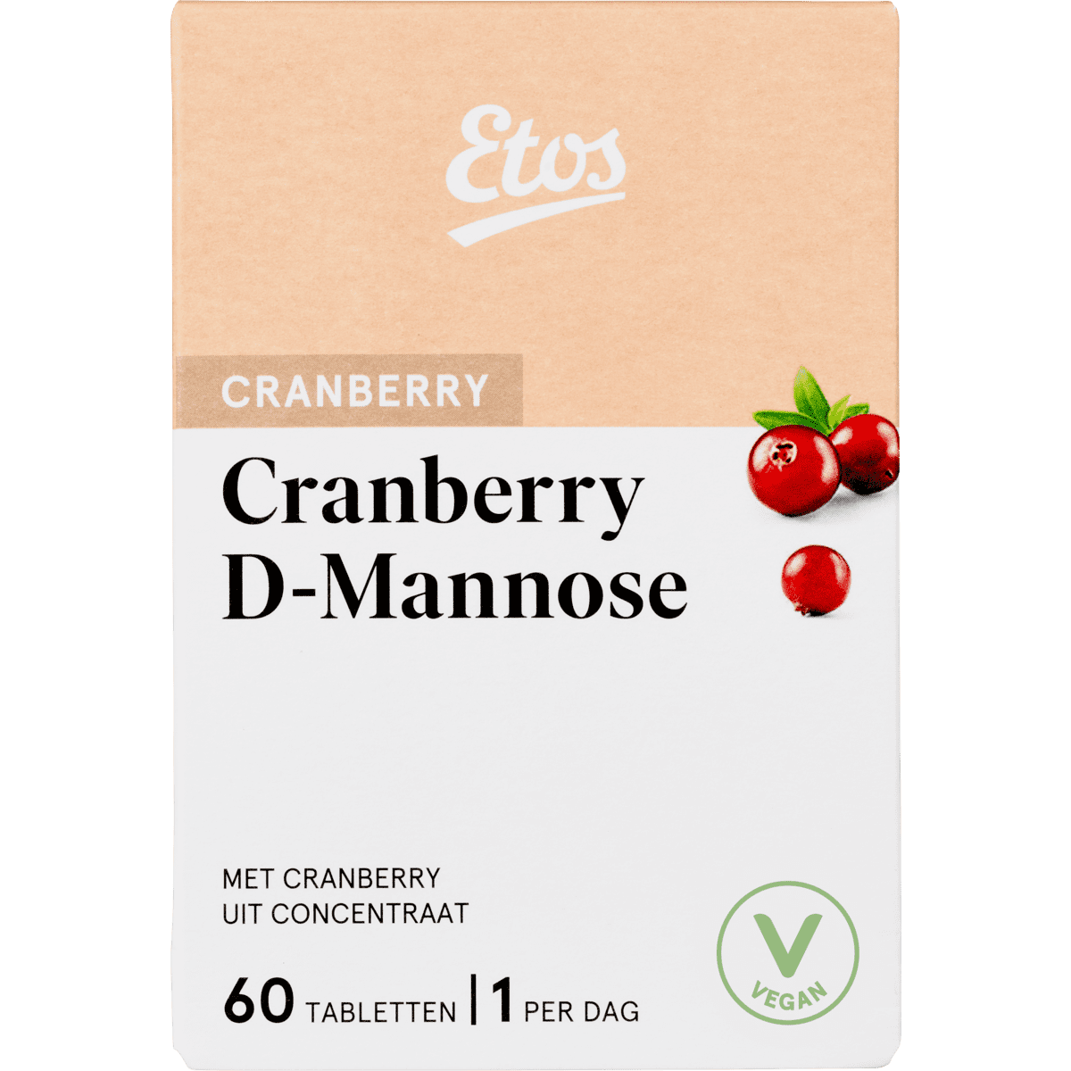 Etos Cranberry D-Mannose 60 stuks