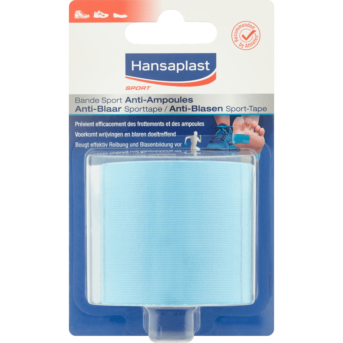 Hansaplast Sport AntiBlaar Sporttape 1 EA Etos