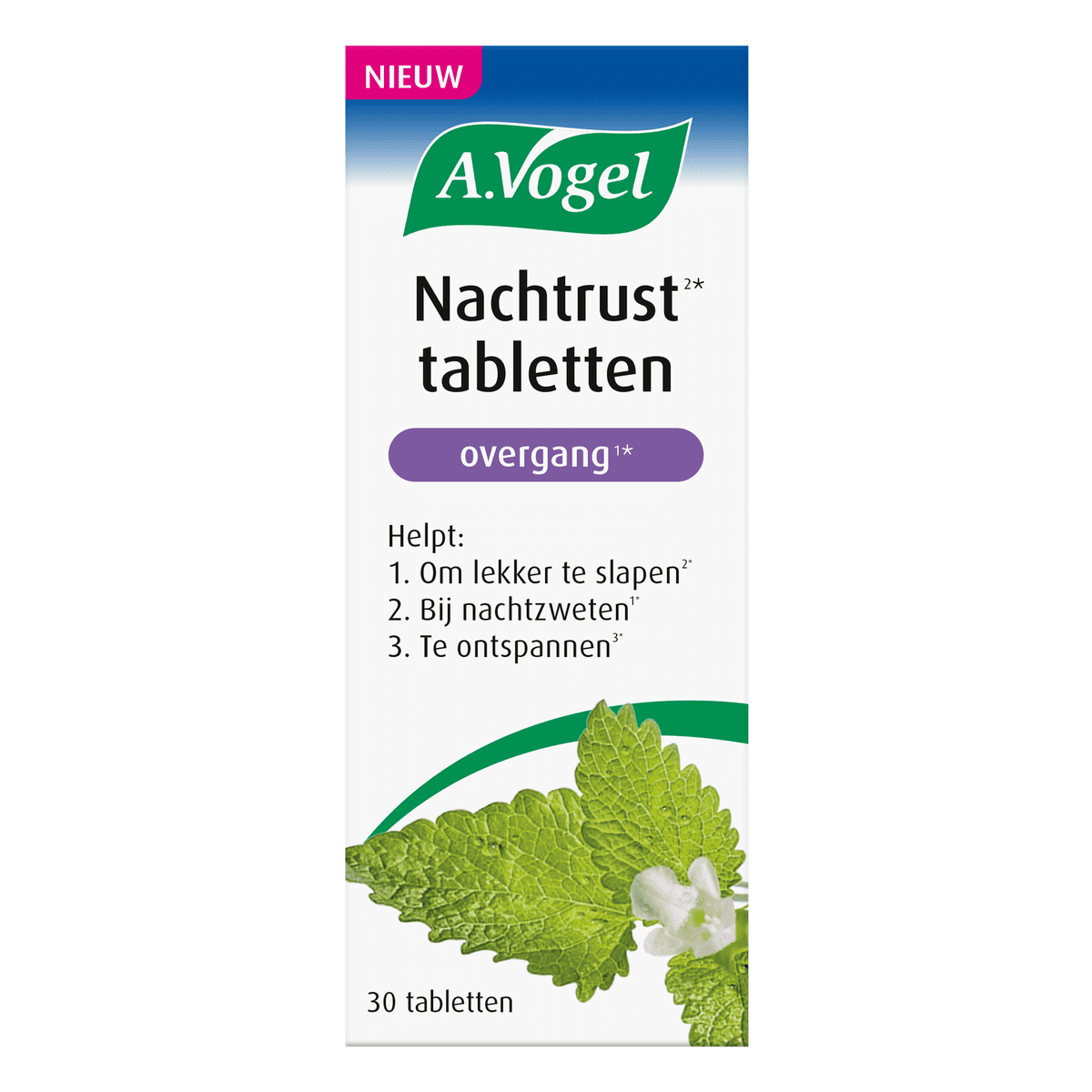 A. Vogel Famosan Nachtrust Overgang Tabletten 30 stuks