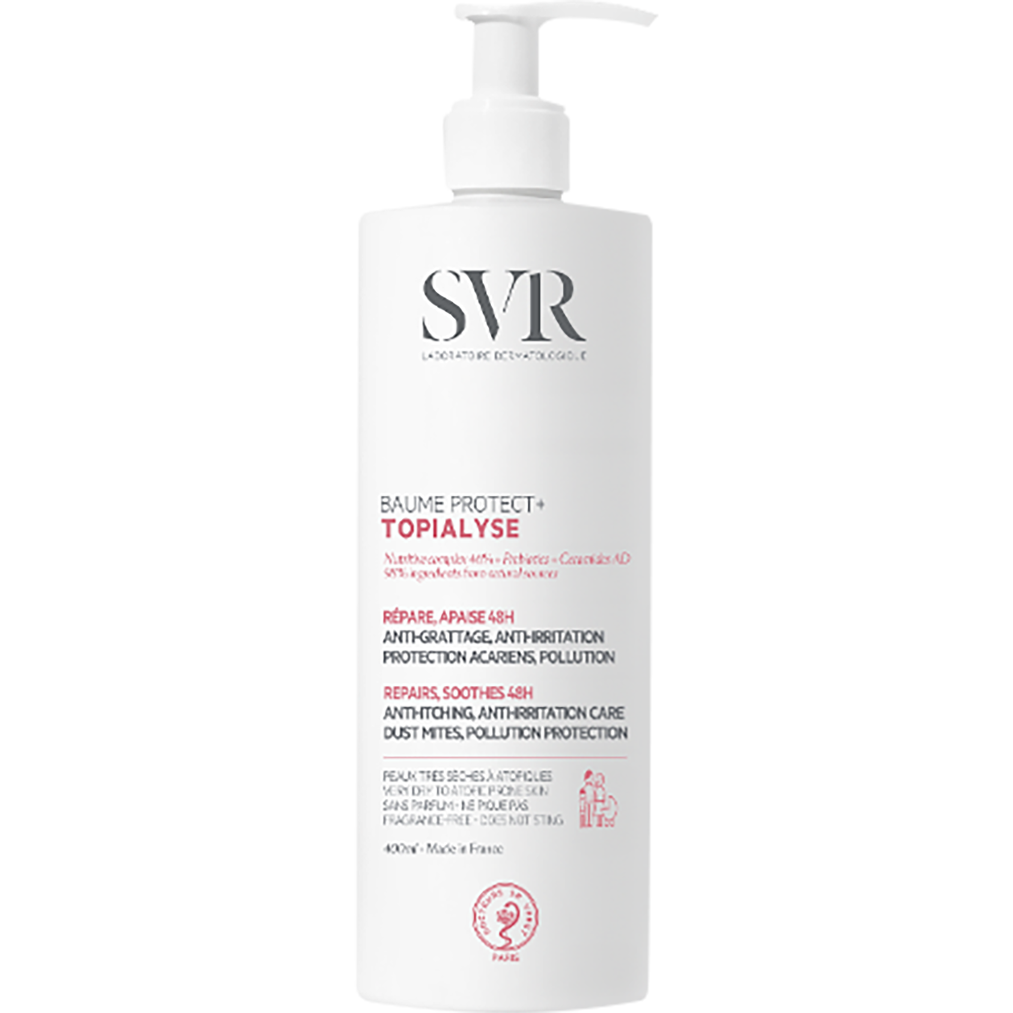 SVR Topialyse Baume Protect+ Kalmerend, Herstellend 400 ml