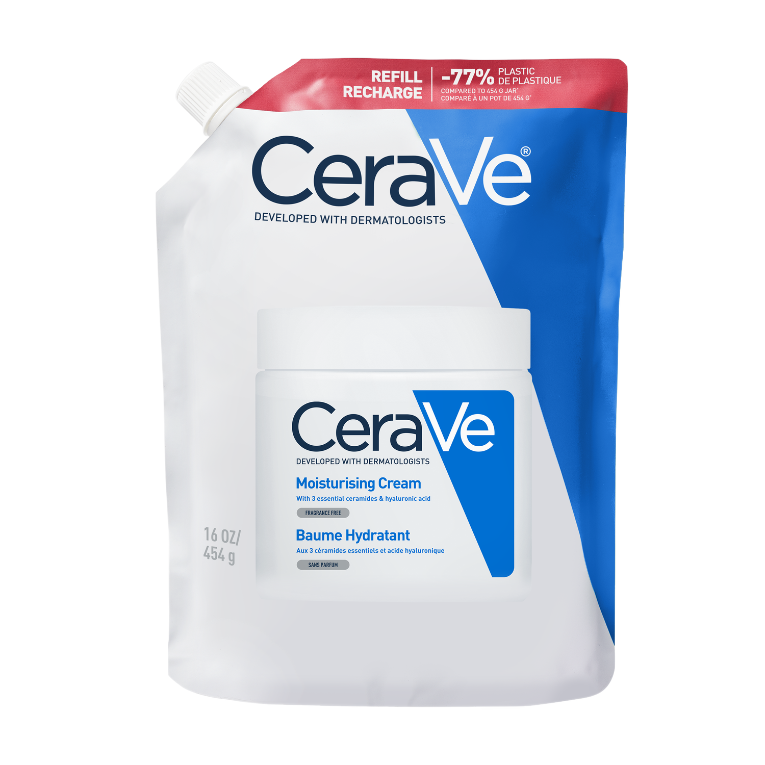 CeraVe Hydraterende Crème Navulling 473 ML