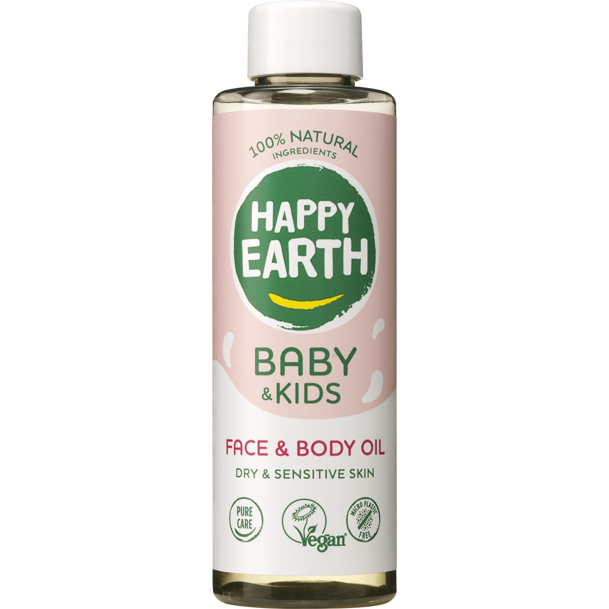 Happy Earth 100% Natuurlijke Baby & Kids Gezicht & Lichaam Olie 150 ML