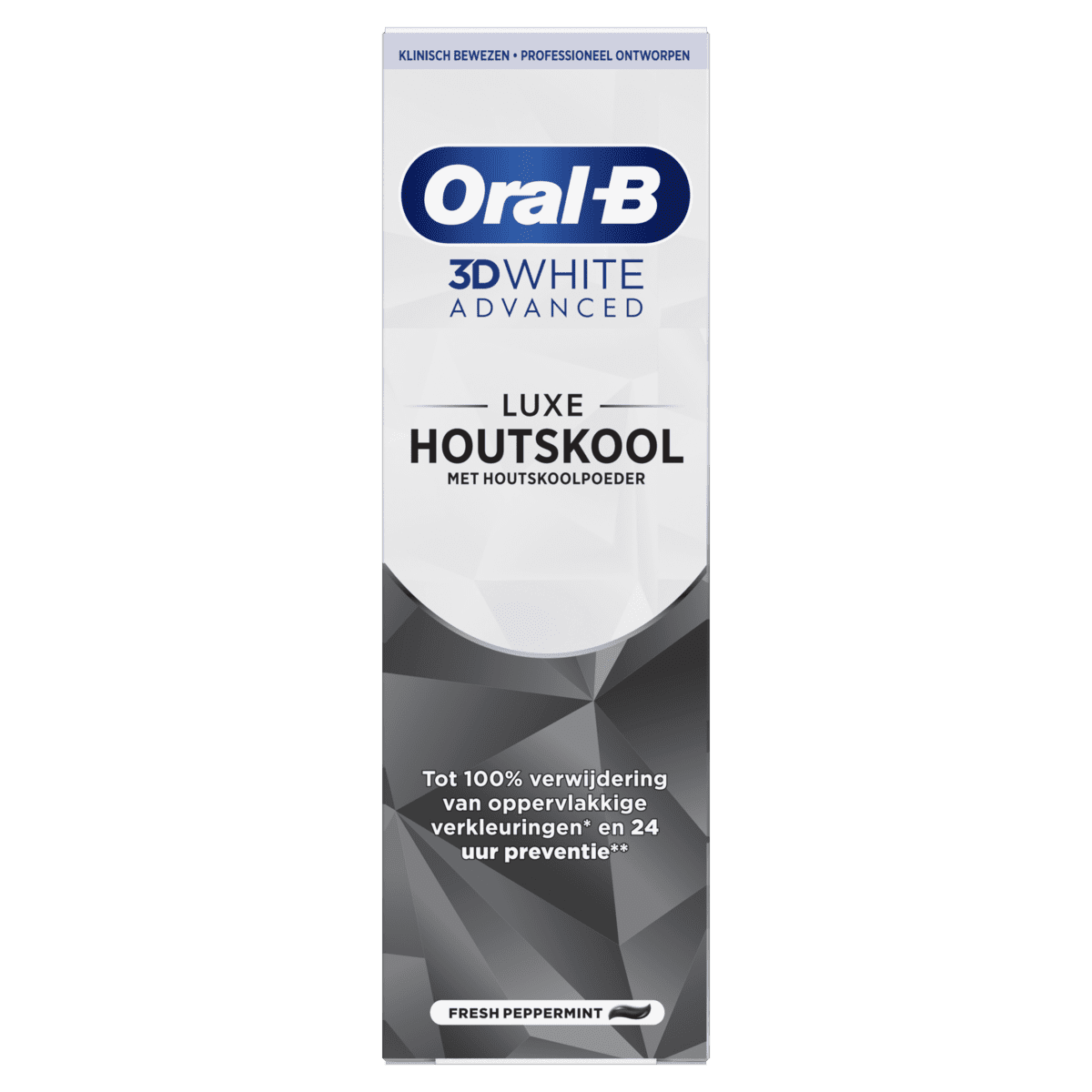 Oral-B 3D White Advanced Luxe Houtskool Tandpasta 75 ML
