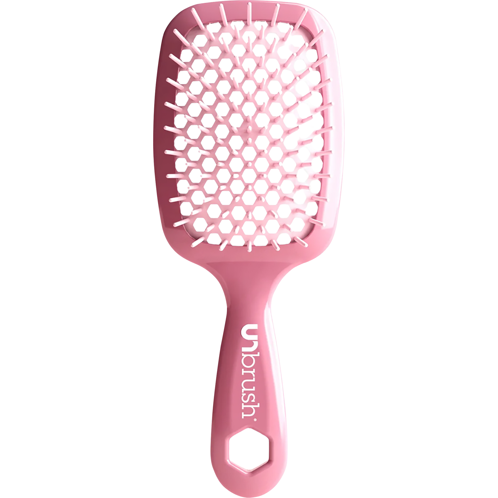 UNbrush Detangling Hair Brush Pastel Rose 1 stuk
