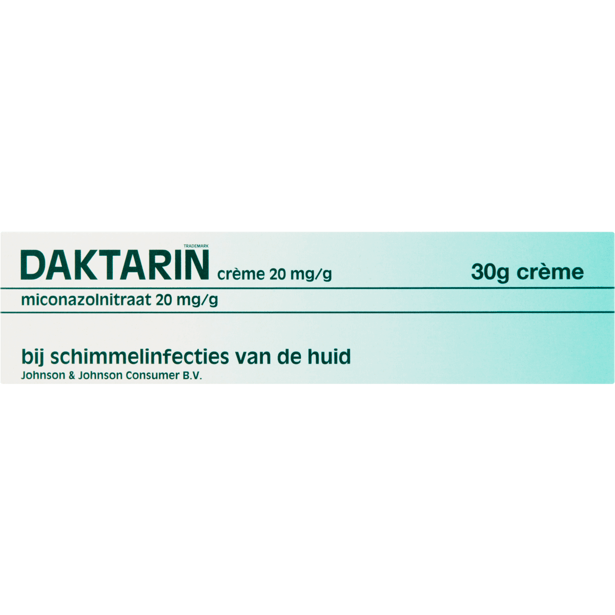 DAKTARIN® Schimmelinfectie crème 20mg Miconazolnitraat Bij 30 gram