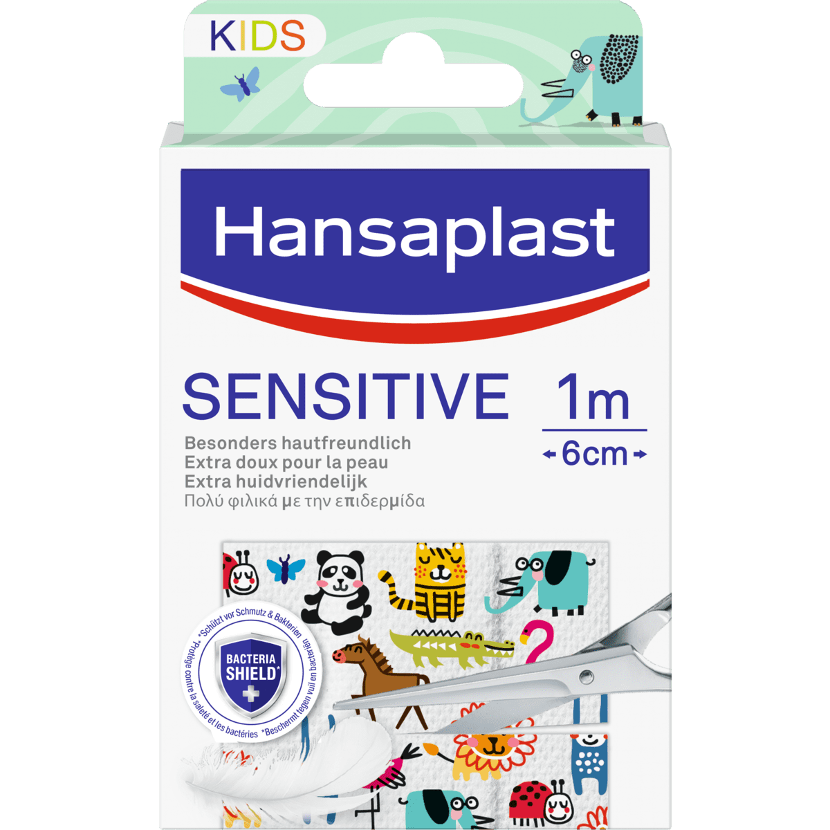 Hansaplast Sensitive Kids 1M X 6CM