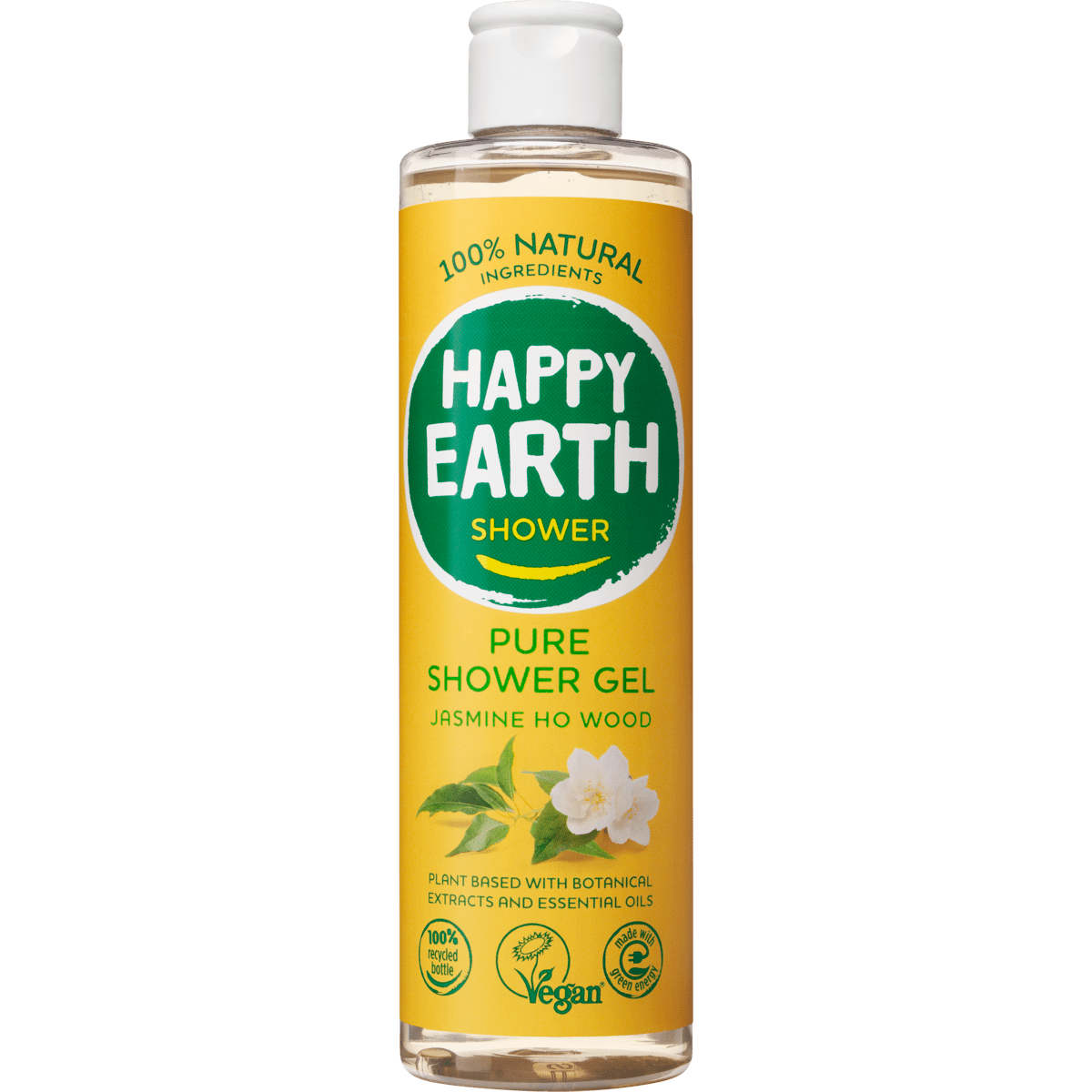 Happy Earth 100% Natuurlijke Jasmine Ho Wood Douchegel 300 ML