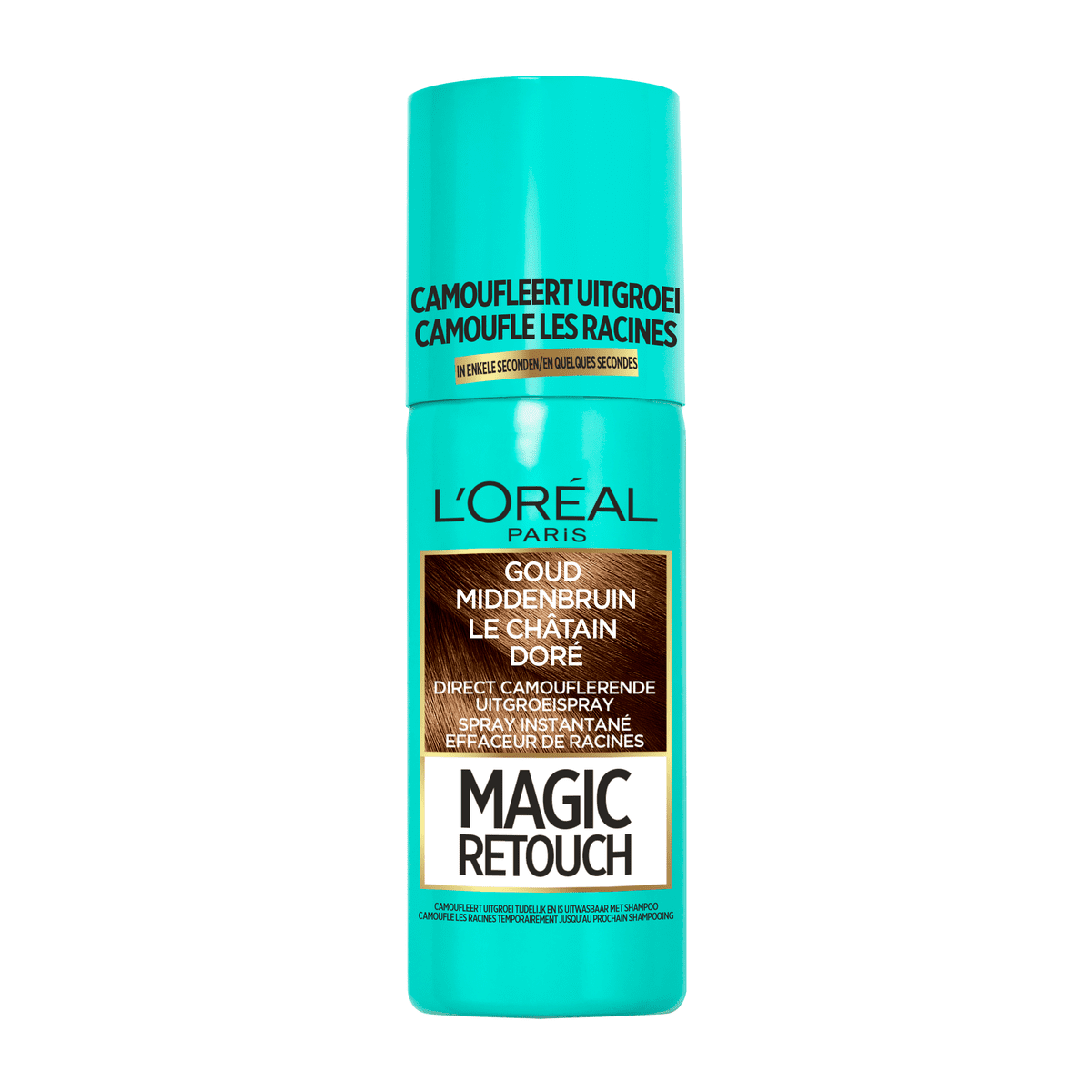 L'Oréal Paris Magic Retouch Camouflerende Uitgroeispray 10 Goud Bruin 75 ML