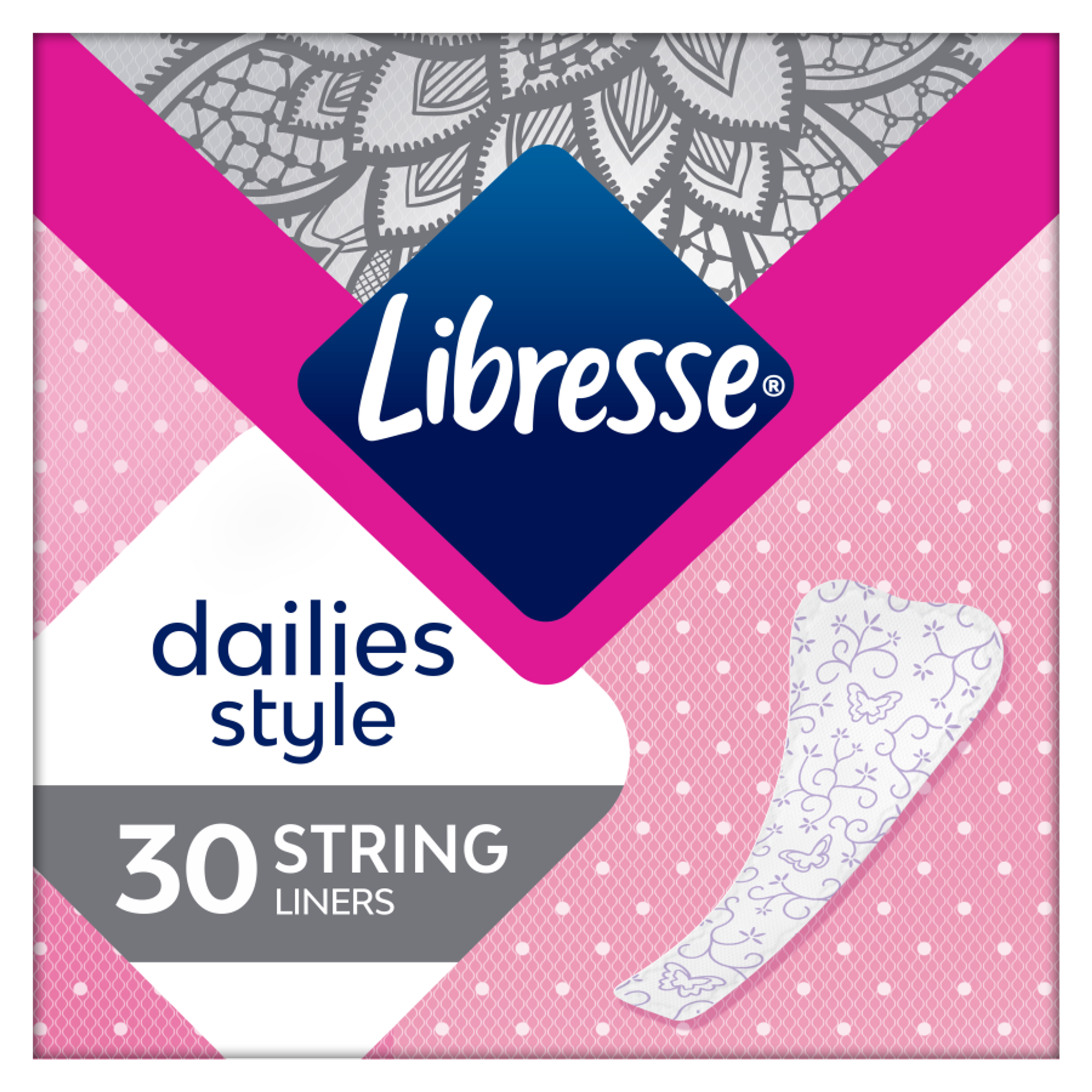 Libresse Dailies Inlegkruisjes String 30 stuks