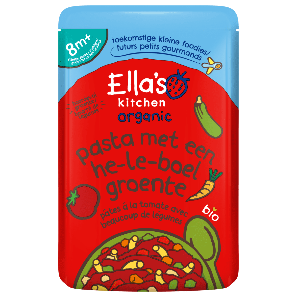 Ella's Kitchen Bio Pasta Groente 8+ maanden 190 gram