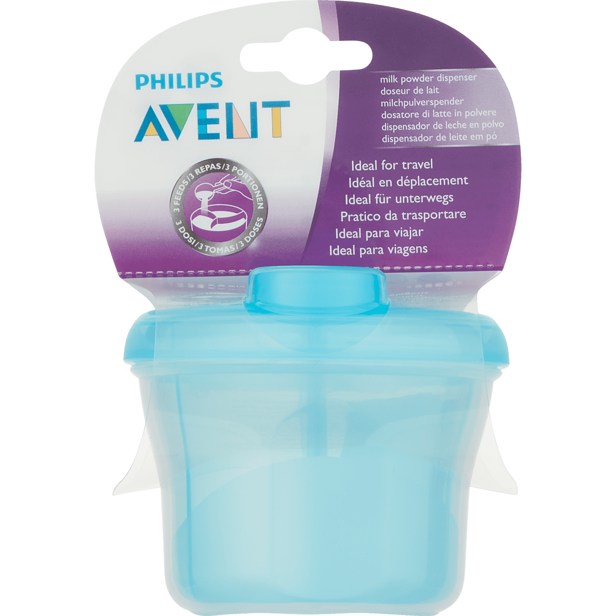 Philips Avent Melkpoederverdeeldoos Blauw SCF135/06