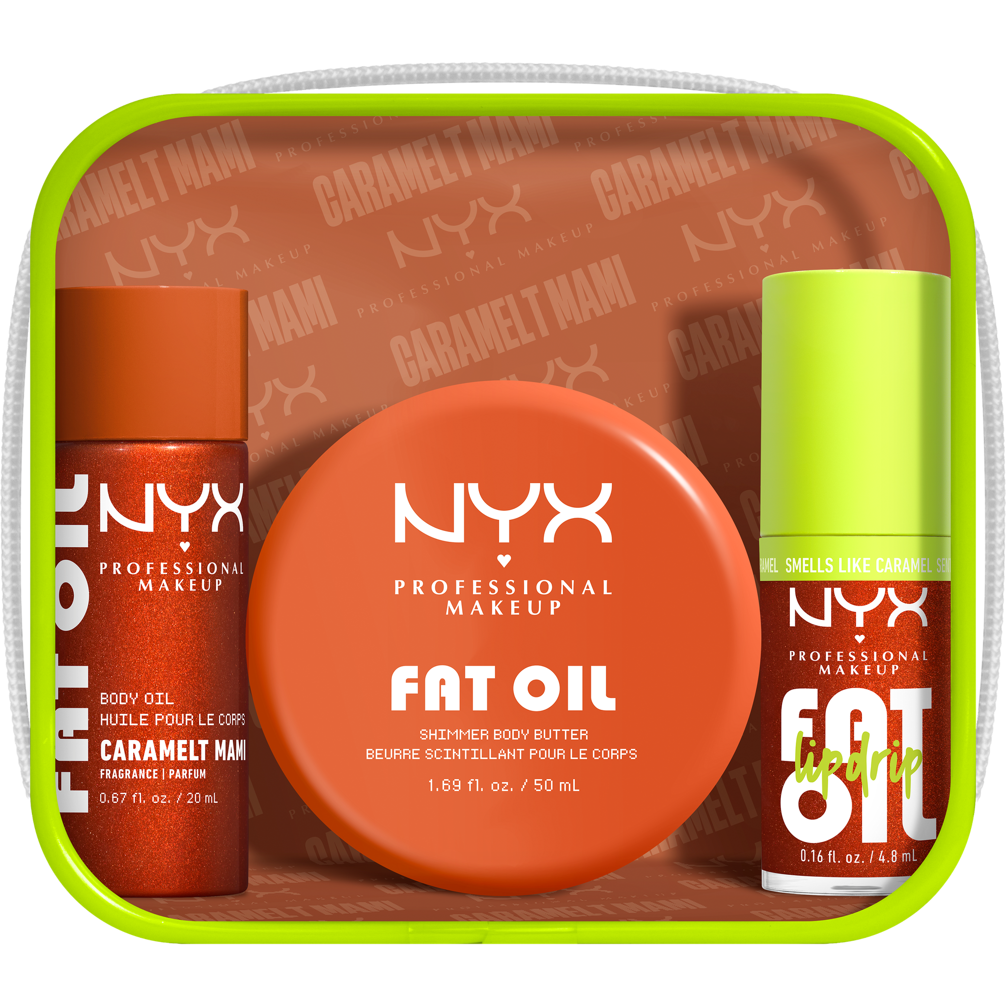 NYX Professional Makeup Fat Oil Lip & Body Kit Caramelt Mami 20 ML