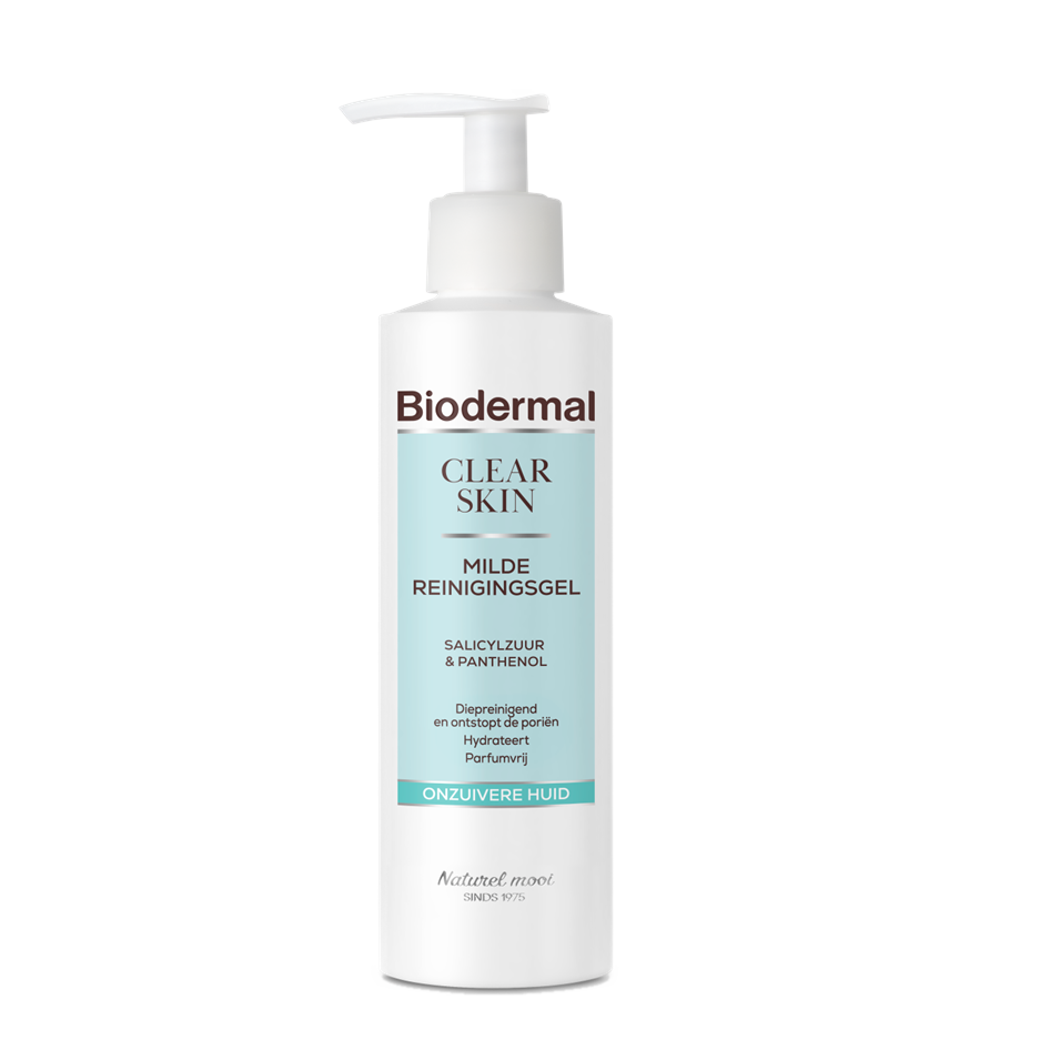 Biodermal Clear Skin Milde Reinigingsgel 200 ML