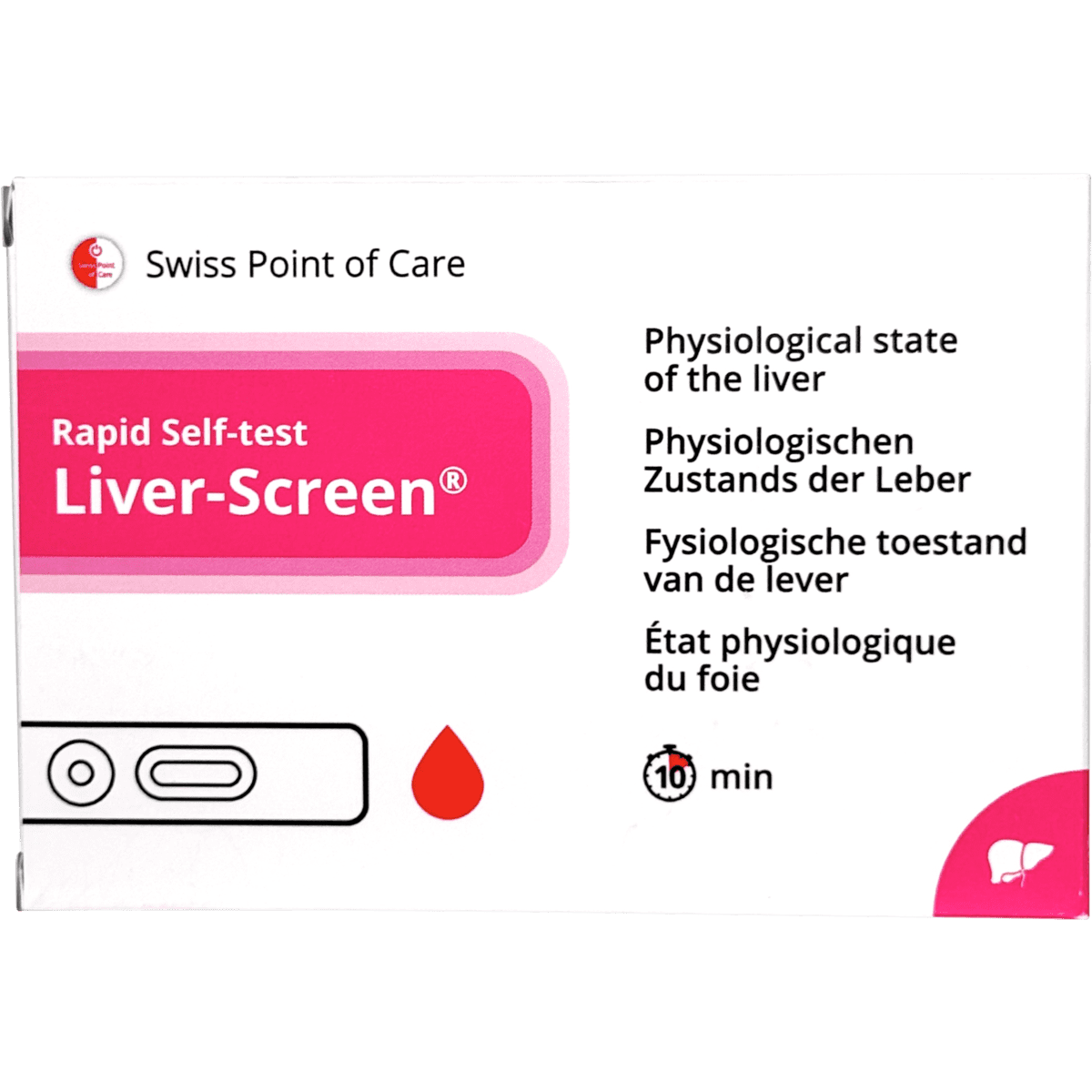 Swiss Point of Care Liver-Screen Zelftest