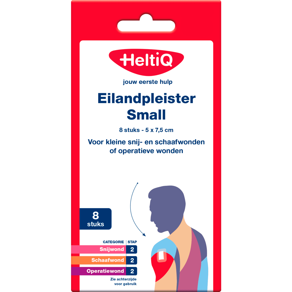 Heltiq Eilandpleister 7,5x5CM