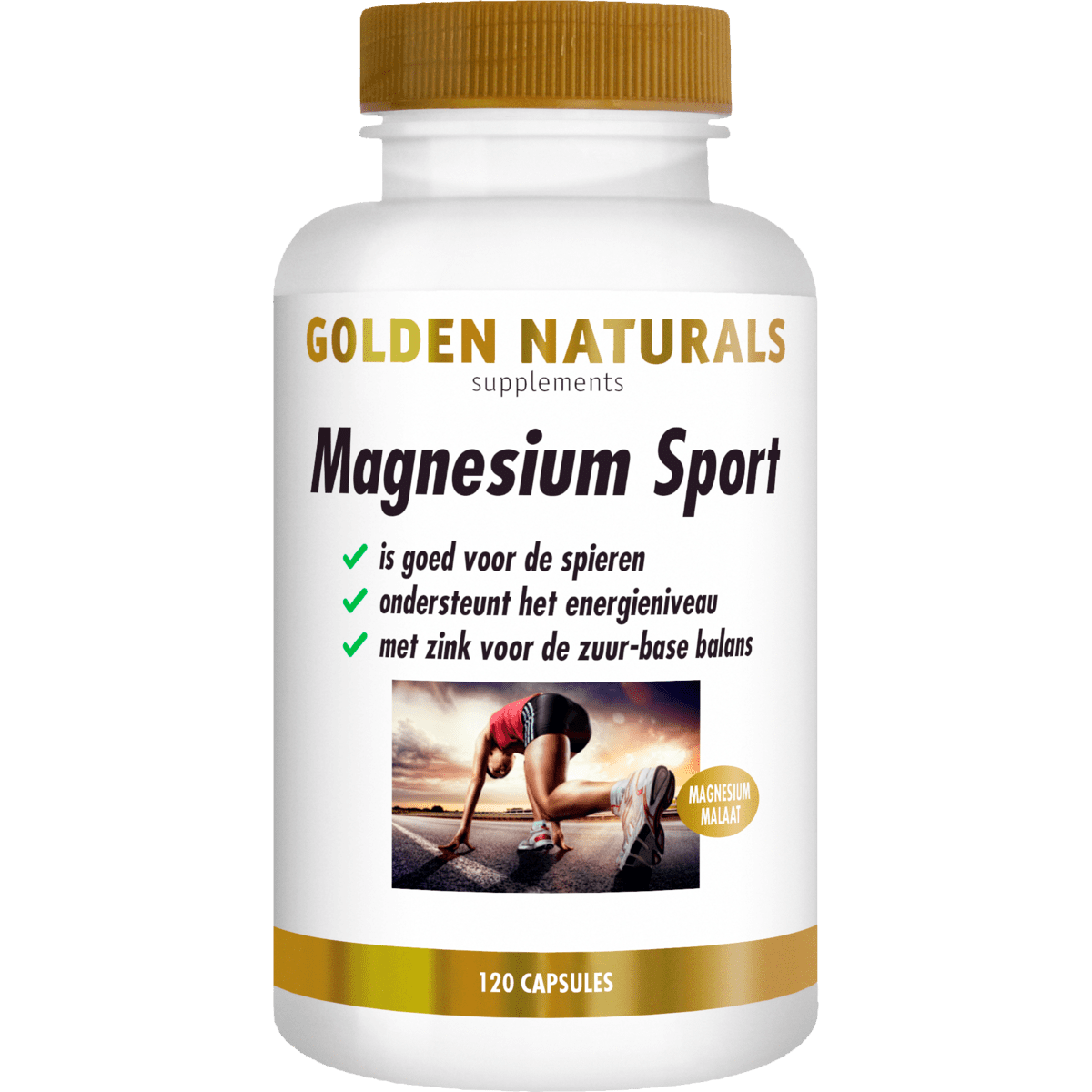 Golden Naturals Magnesium Sport Capsules 120 stuks