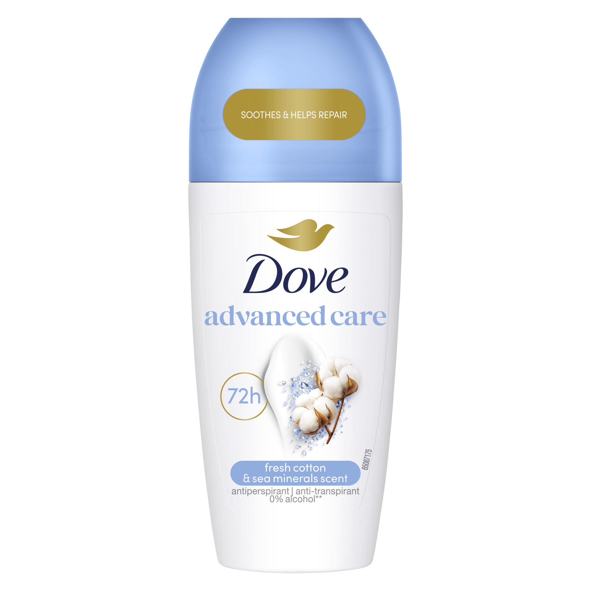 Dove Advanced Care Antitranspirant Roll-On Deodorant Fresh Cotton & Sea Minerals 50 ML