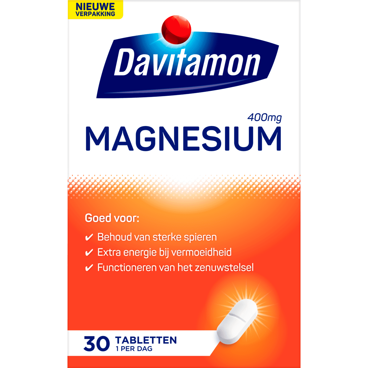 Davitamon Magnesium 400 mg Tabletten 30 stuks