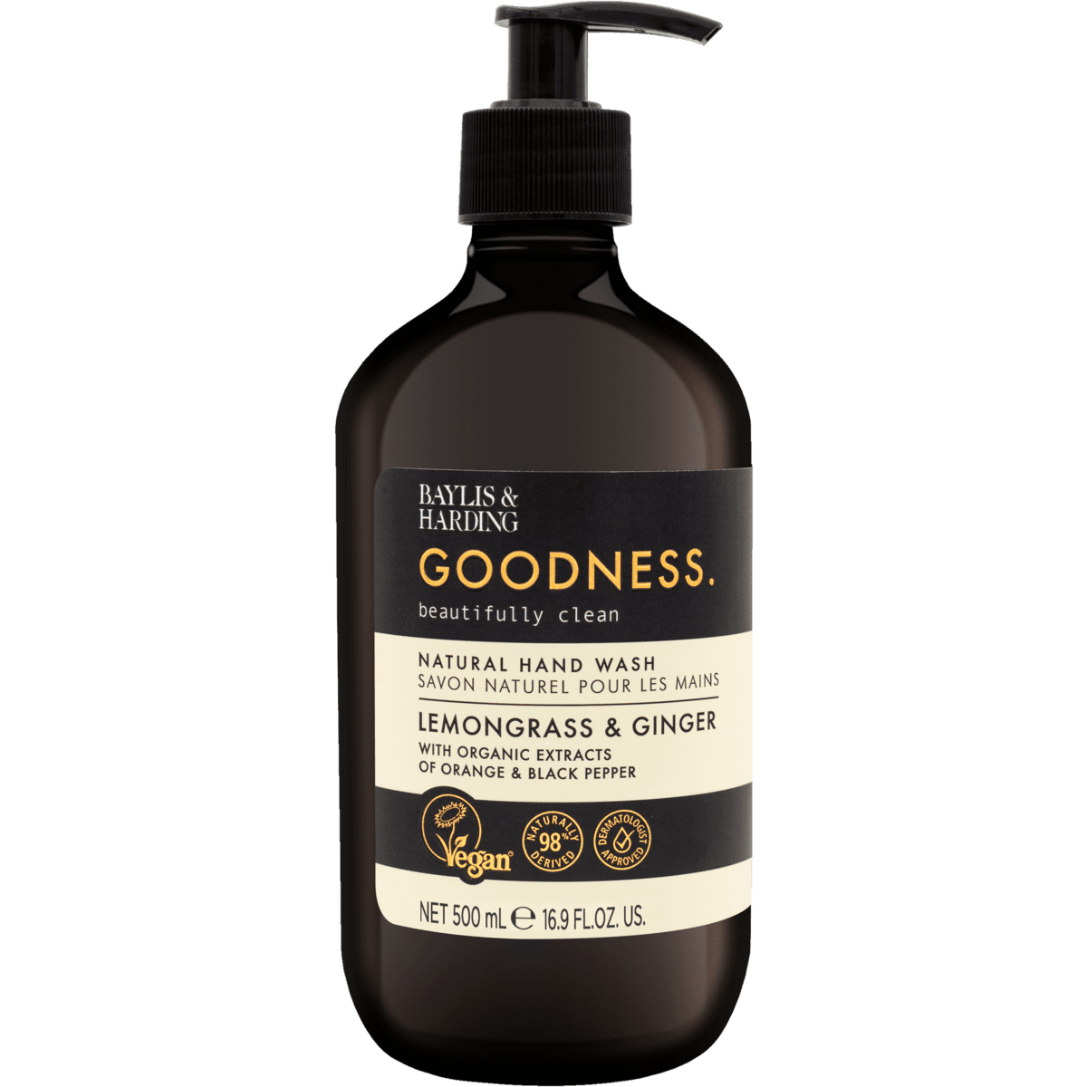 Baylis & Harding Goodness Lemongrass & Ginger Handzeep 500 ML