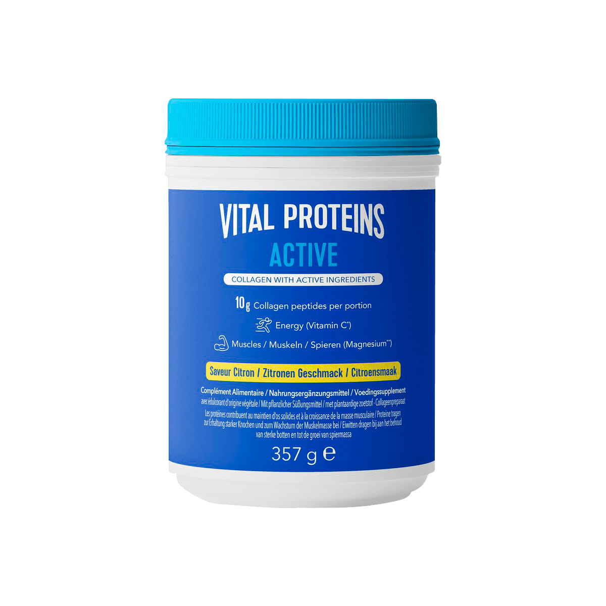 Vital Proteins Active Collageen Pot Citroensmaak 357 gram