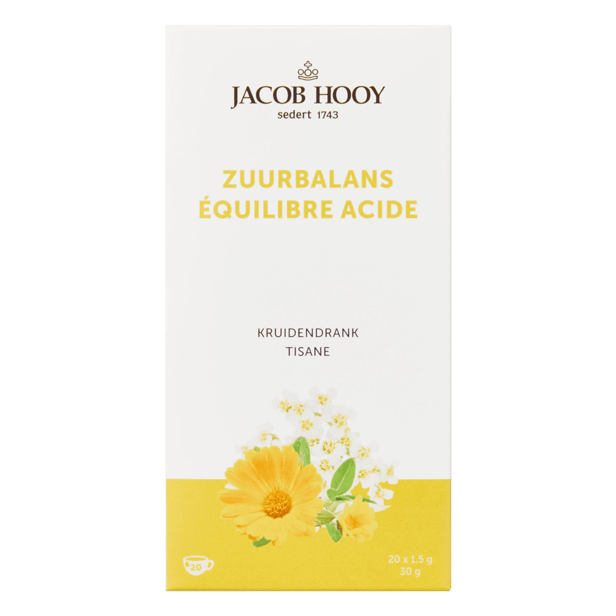 Jacob Hooy Kruidendrank Zuurbalans 20 stuks