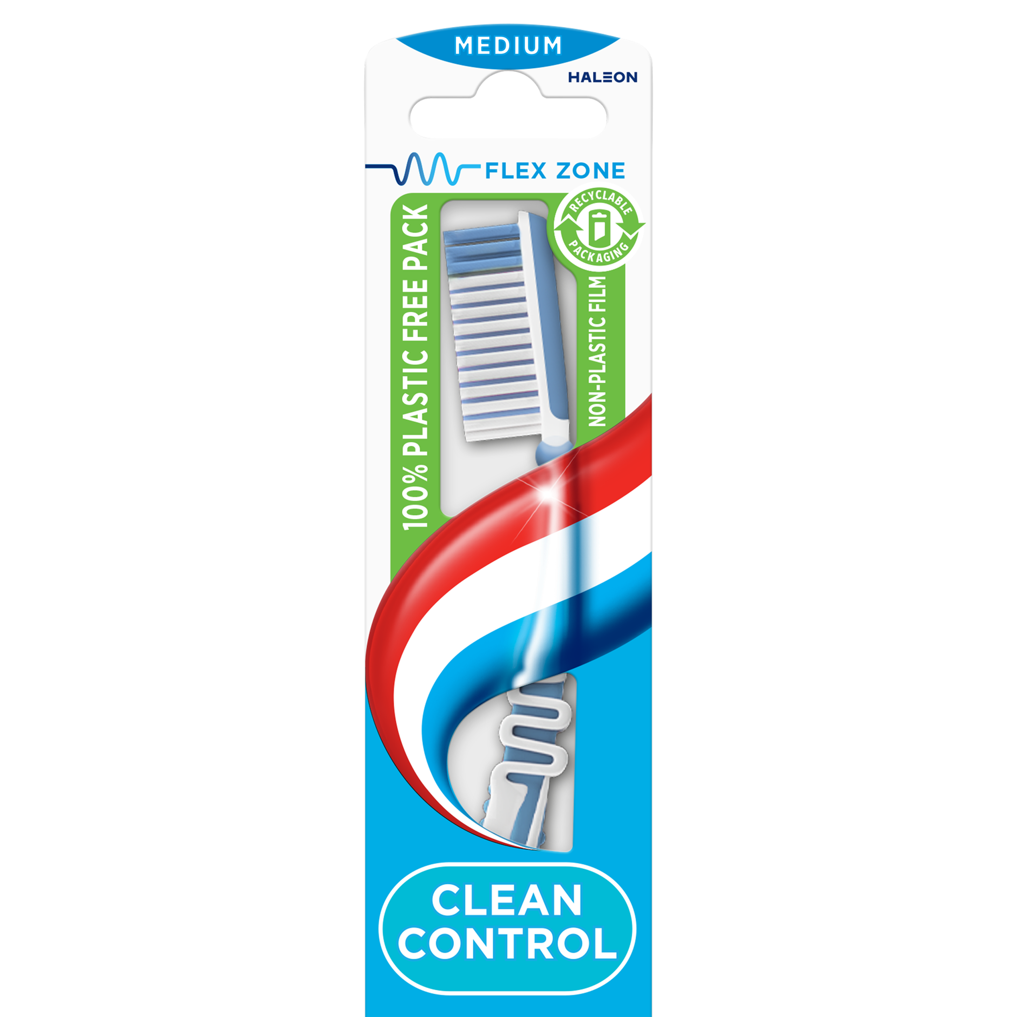 Aquafresh Clean Control Medium Tandenborstel