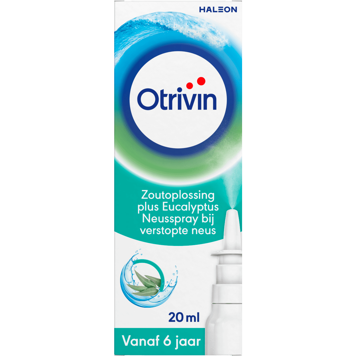 Otrivin Zoutoplossing Plus Eucalyptus Neusspray bij een Verstopte Neus 20 ML