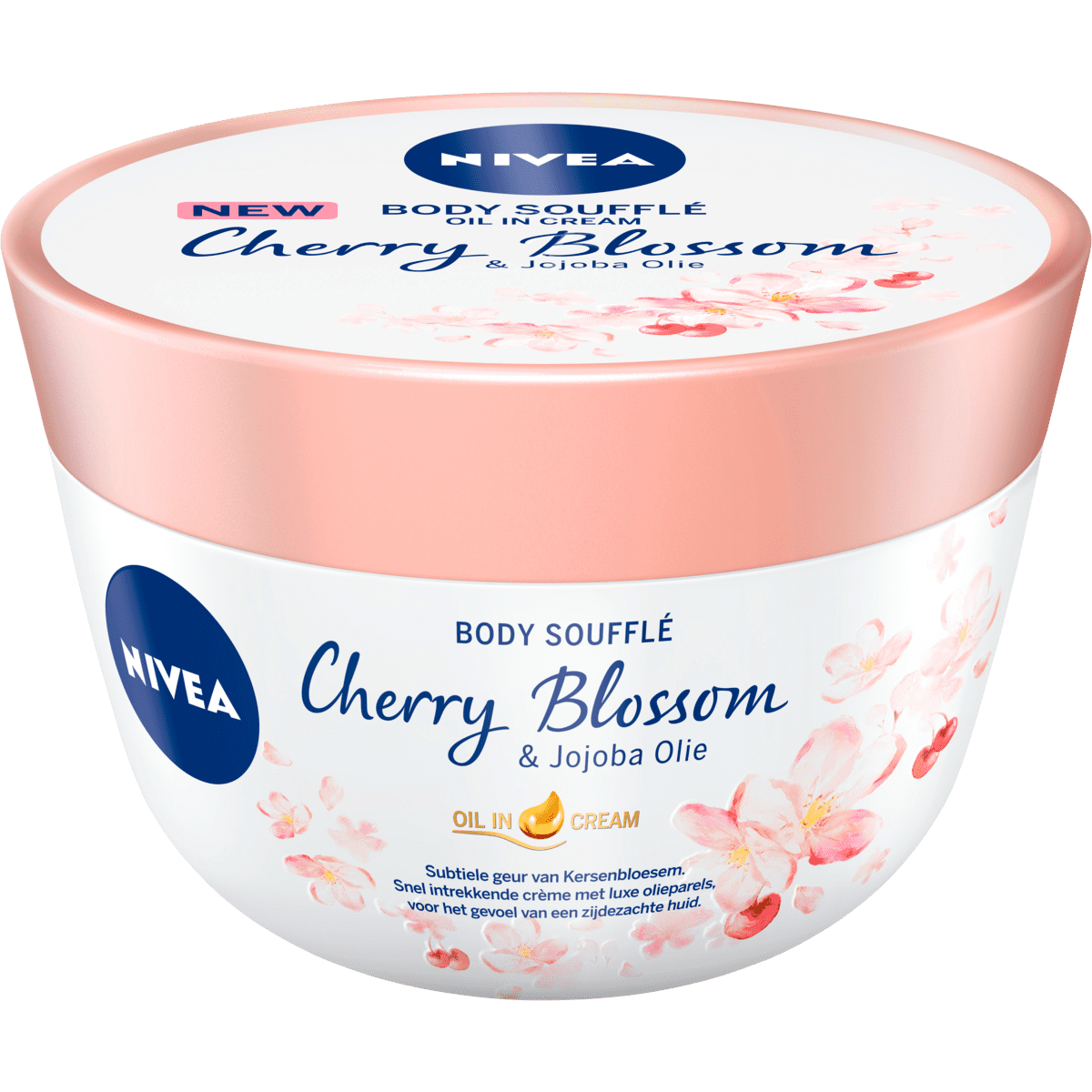 Nivea Cherry Blossom & Jojoba Olie Body Soufflé 200 ML Etos