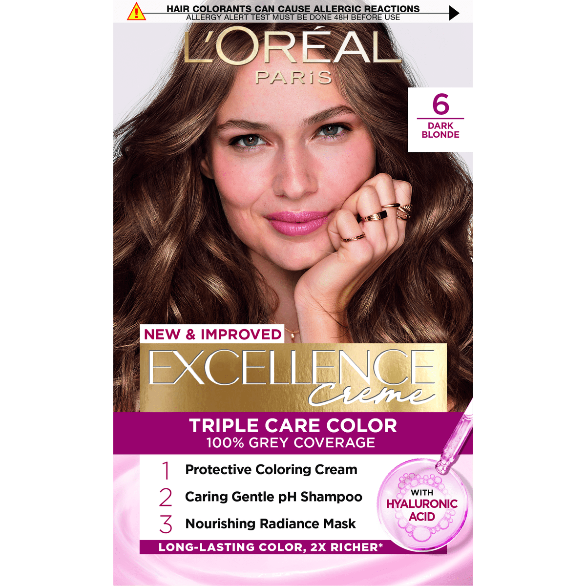 L'Oréal Paris Excellence Crème Verzorgende Kleuring 6 Donkerblond