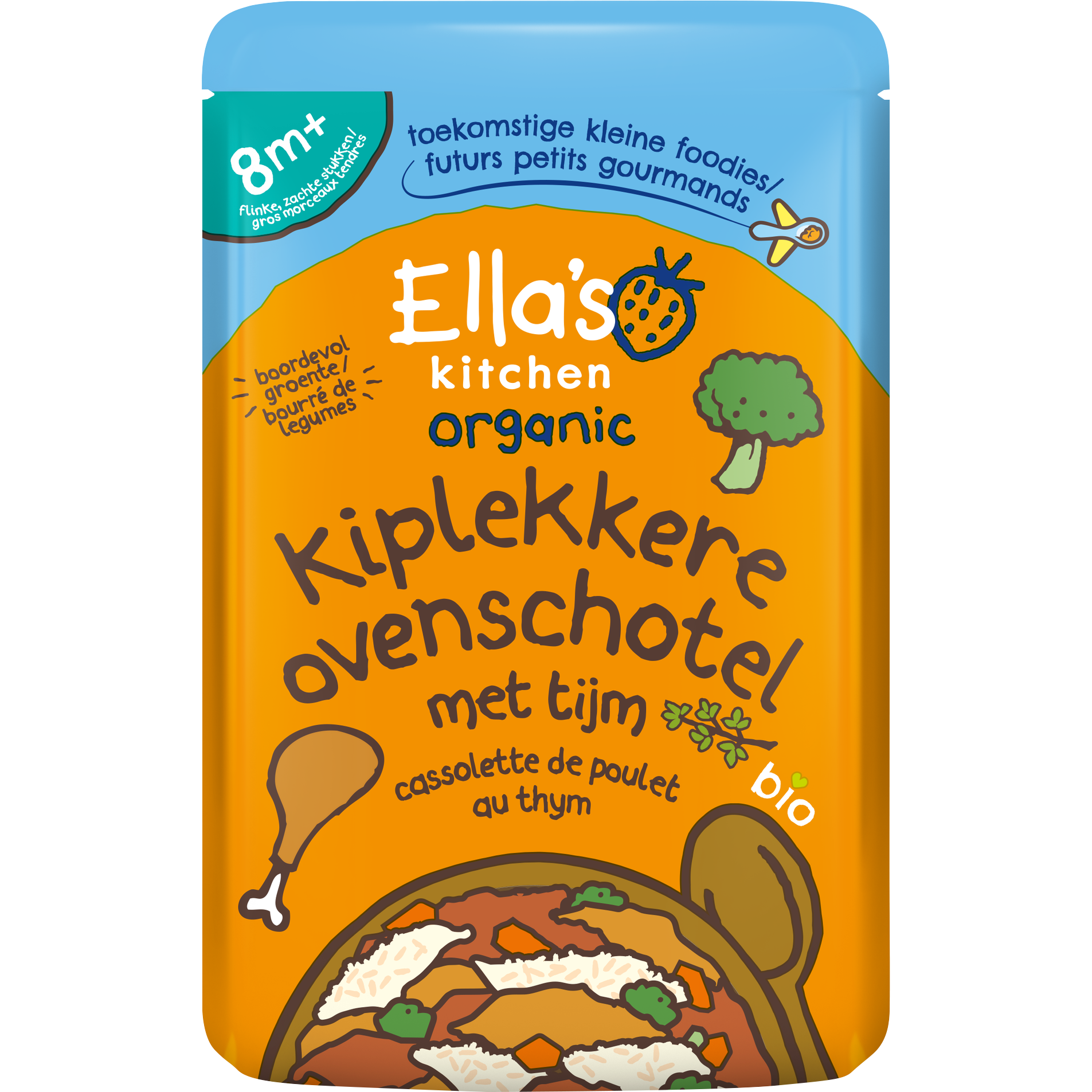 Ella's Kitchen Bio Ovenschotel Kip Tijm 8+ Maanden 190 gram