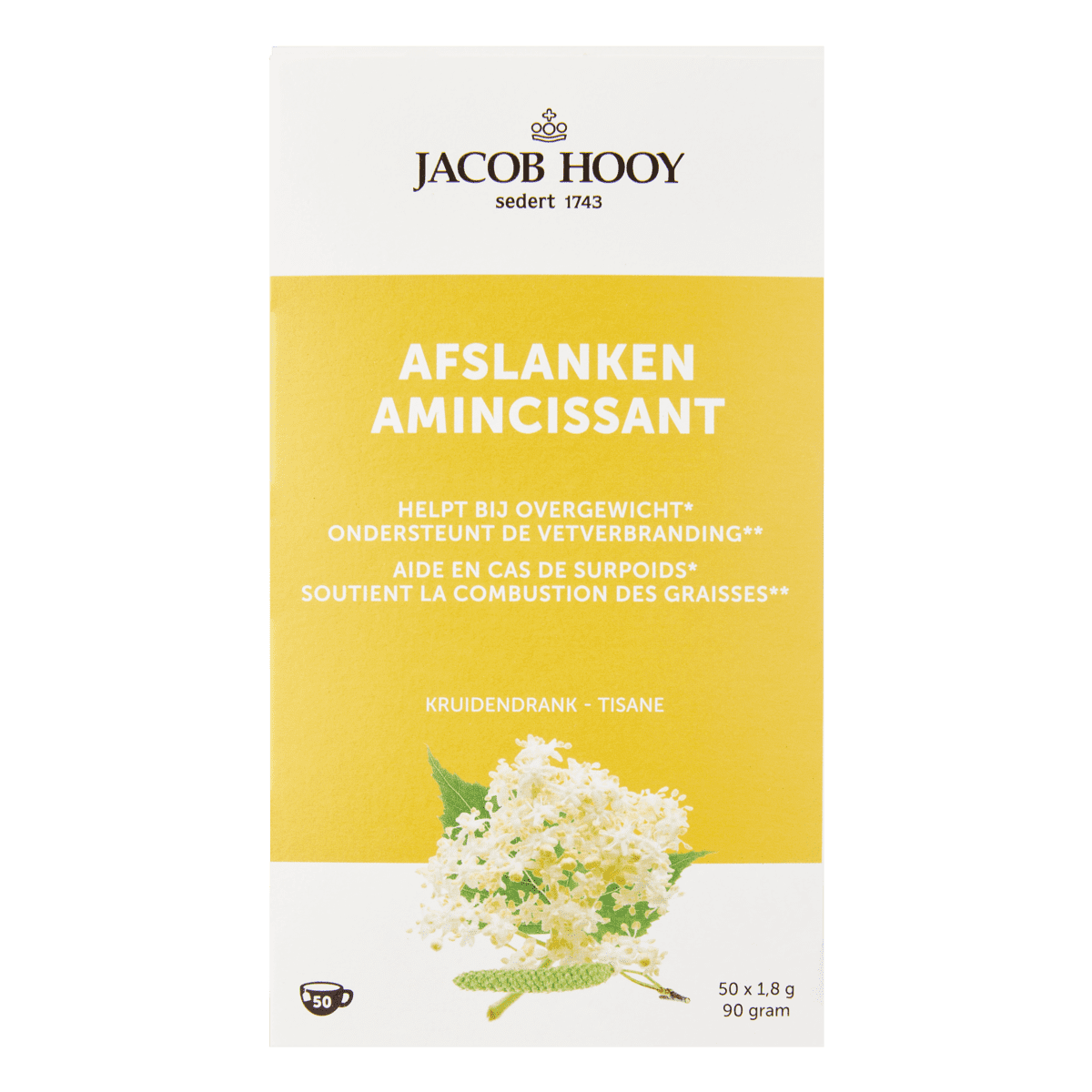 Jacob Hooy Afslank Kruidendrank 50 stuks