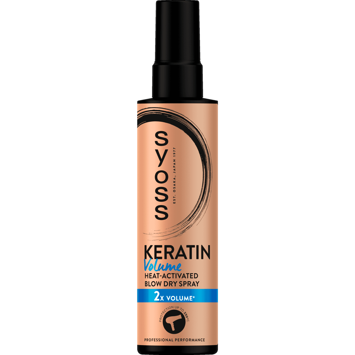 Syoss Keratine Volume Heat-Activated Blow Dry Spray 200 ML