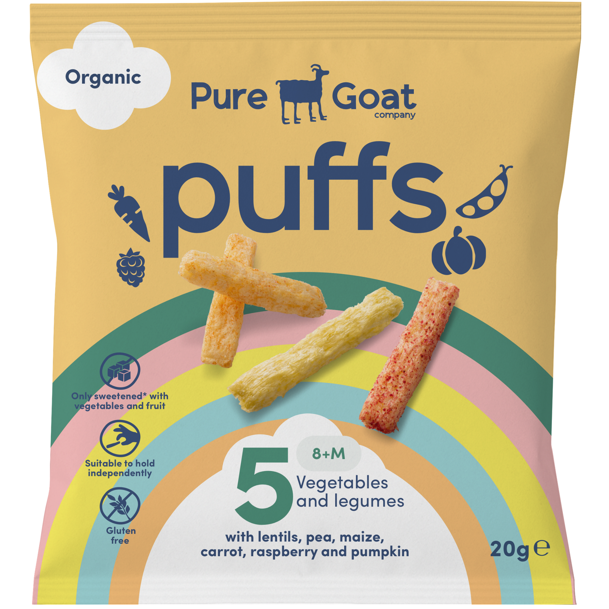Pure Goat Bio Puffs 8M+ 20 gram