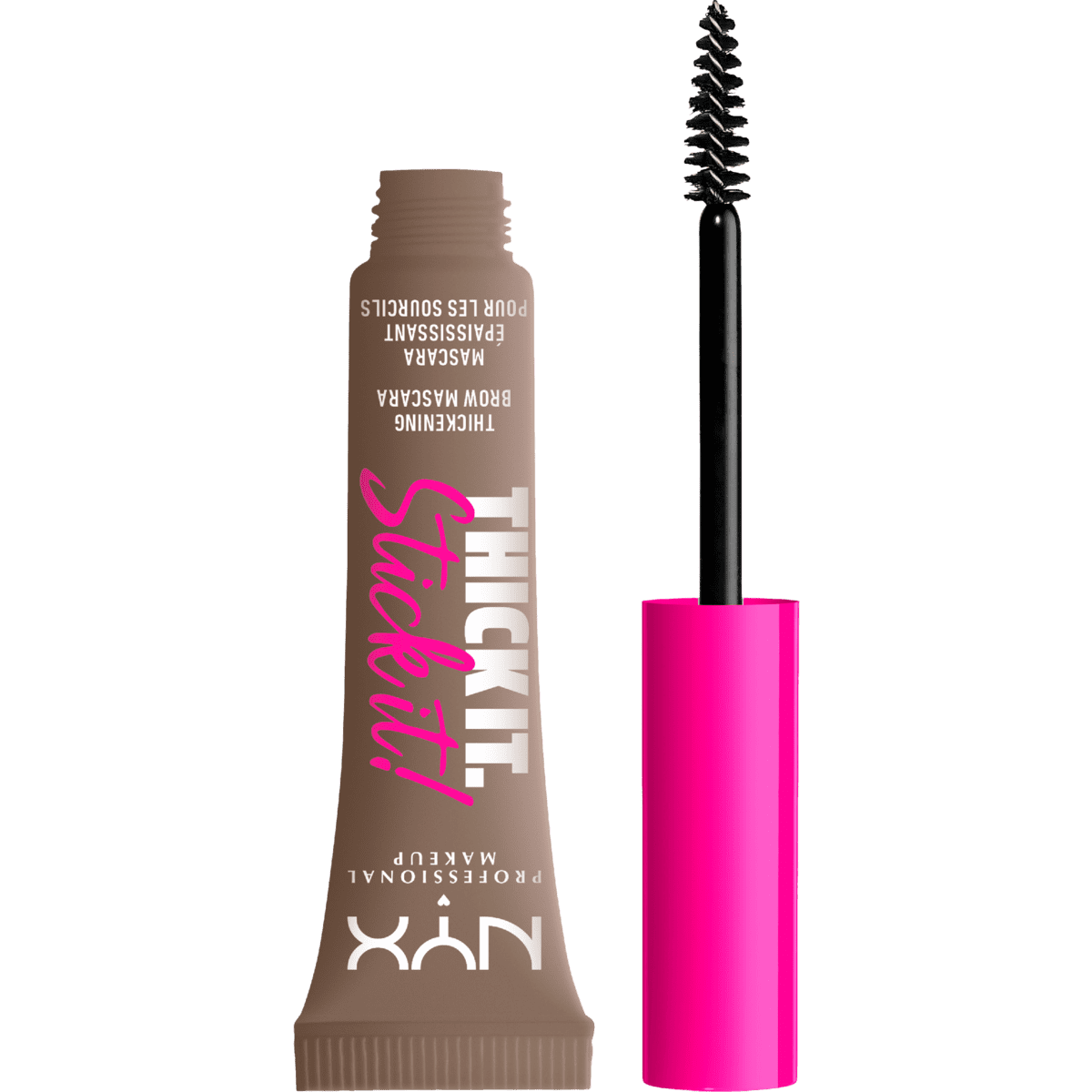 NYX Professional Makeup Thick It. Stick It! Wenkbrauwmascara 1 Taupe