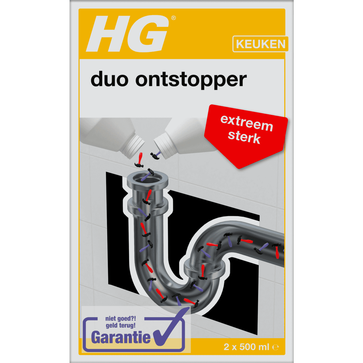 HG Duo Ontstopper 2x 500 ML
