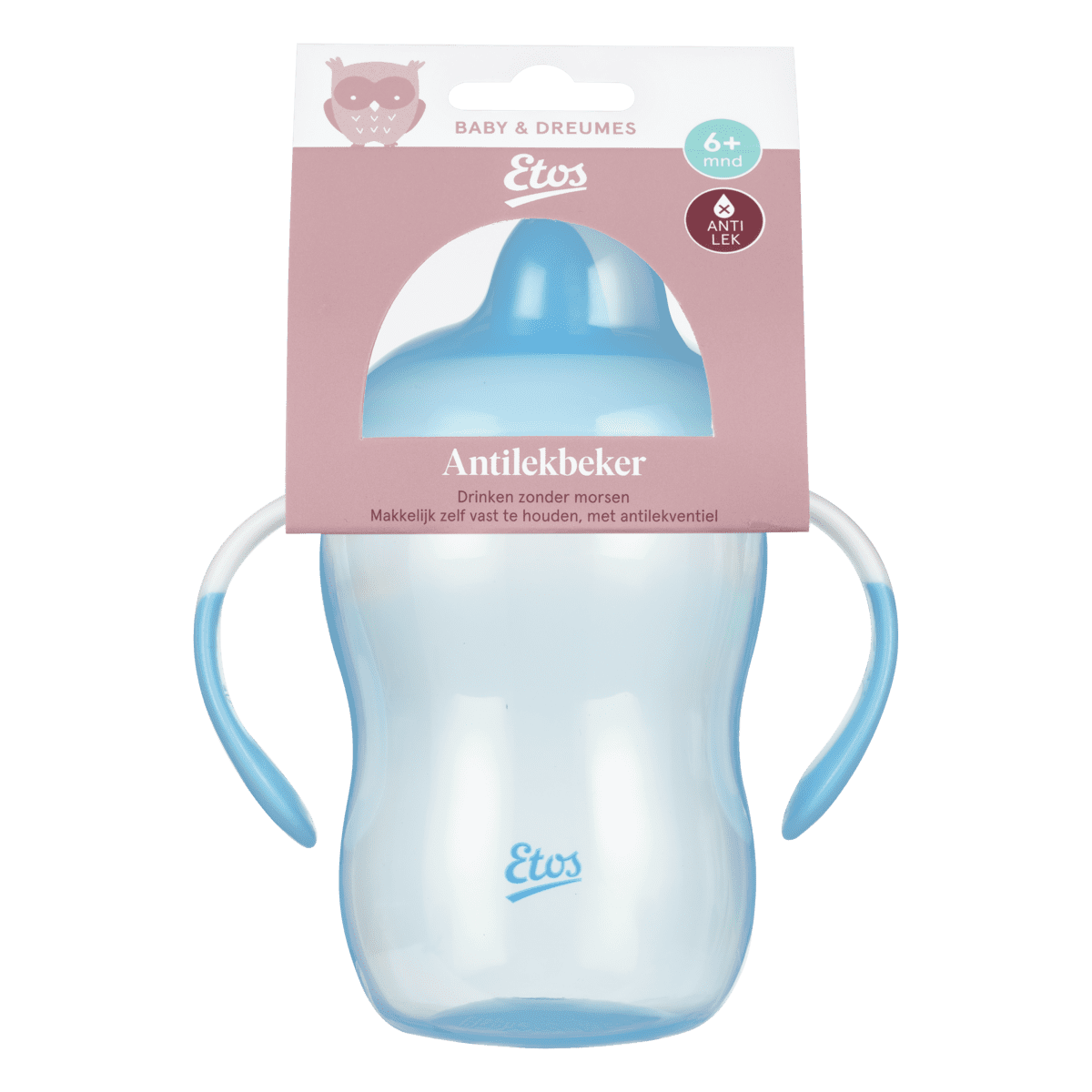 Etos Anti-Lek Beker Blauw 250 ML