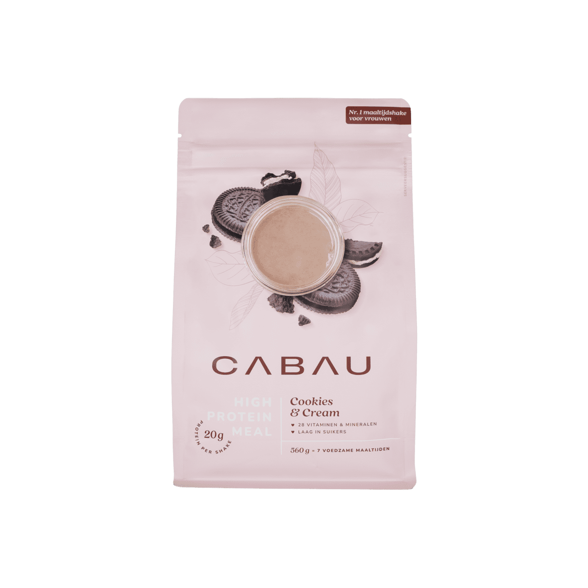 Cabau High Protein Meal Cookies & Cream 560 gram