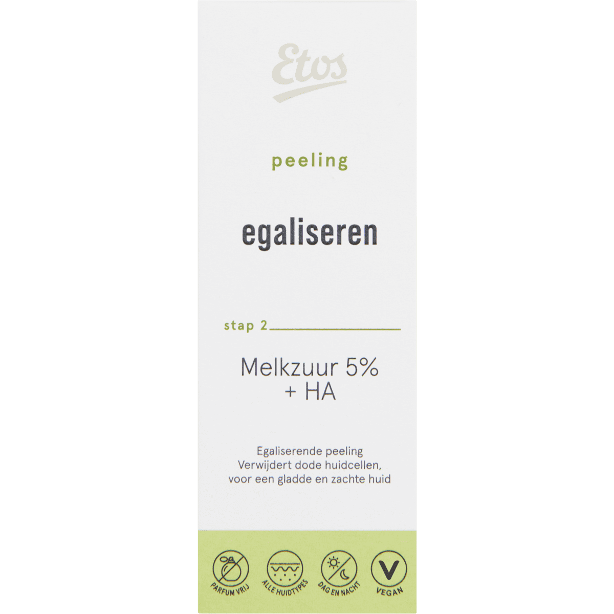 Etos Personalized Skincare Melkzuur 5% + HA Peeling Exfoliant 30 ML