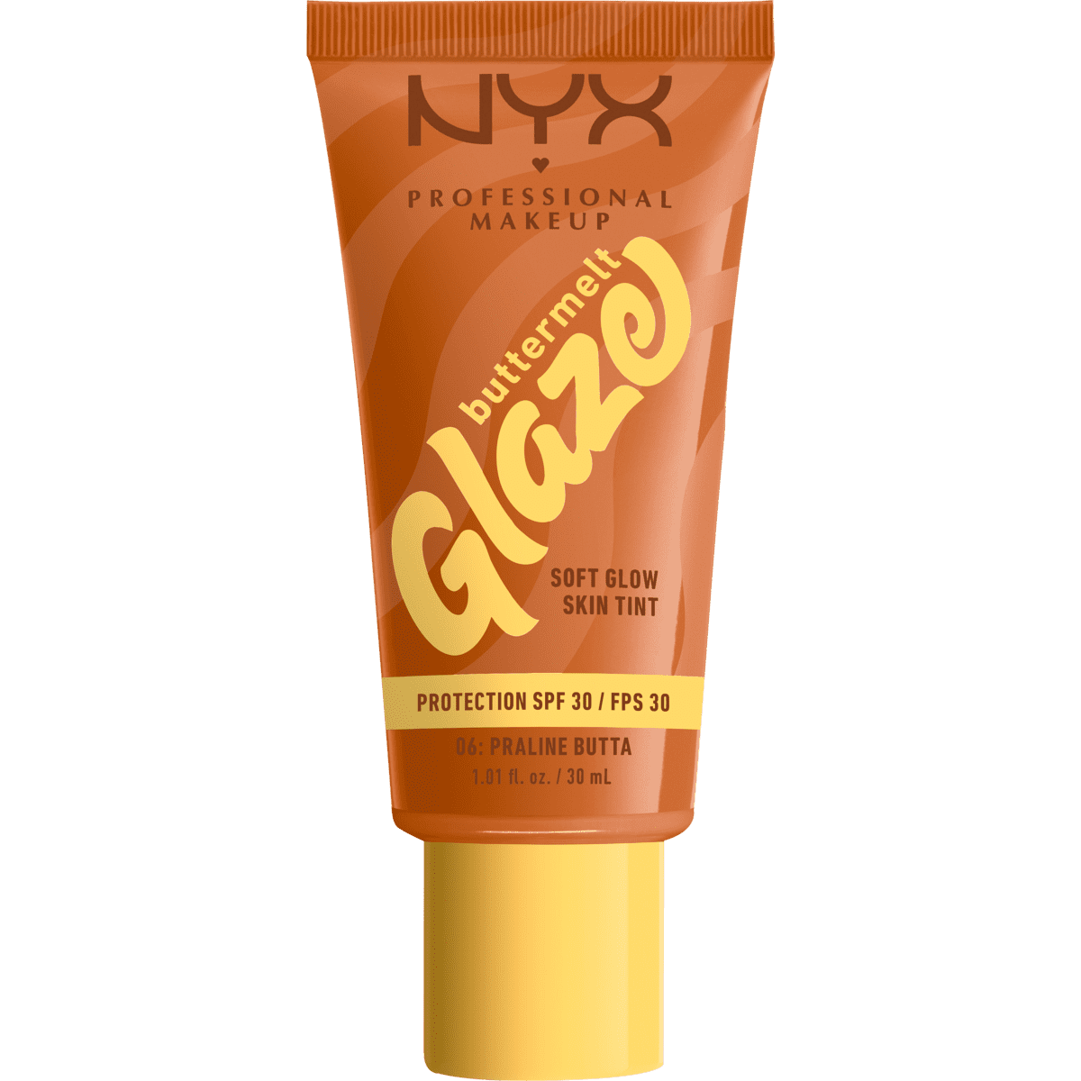 NYX Professional Makeup Buttermelt Glaze Skin Tint SPF30 6 Praline Butta