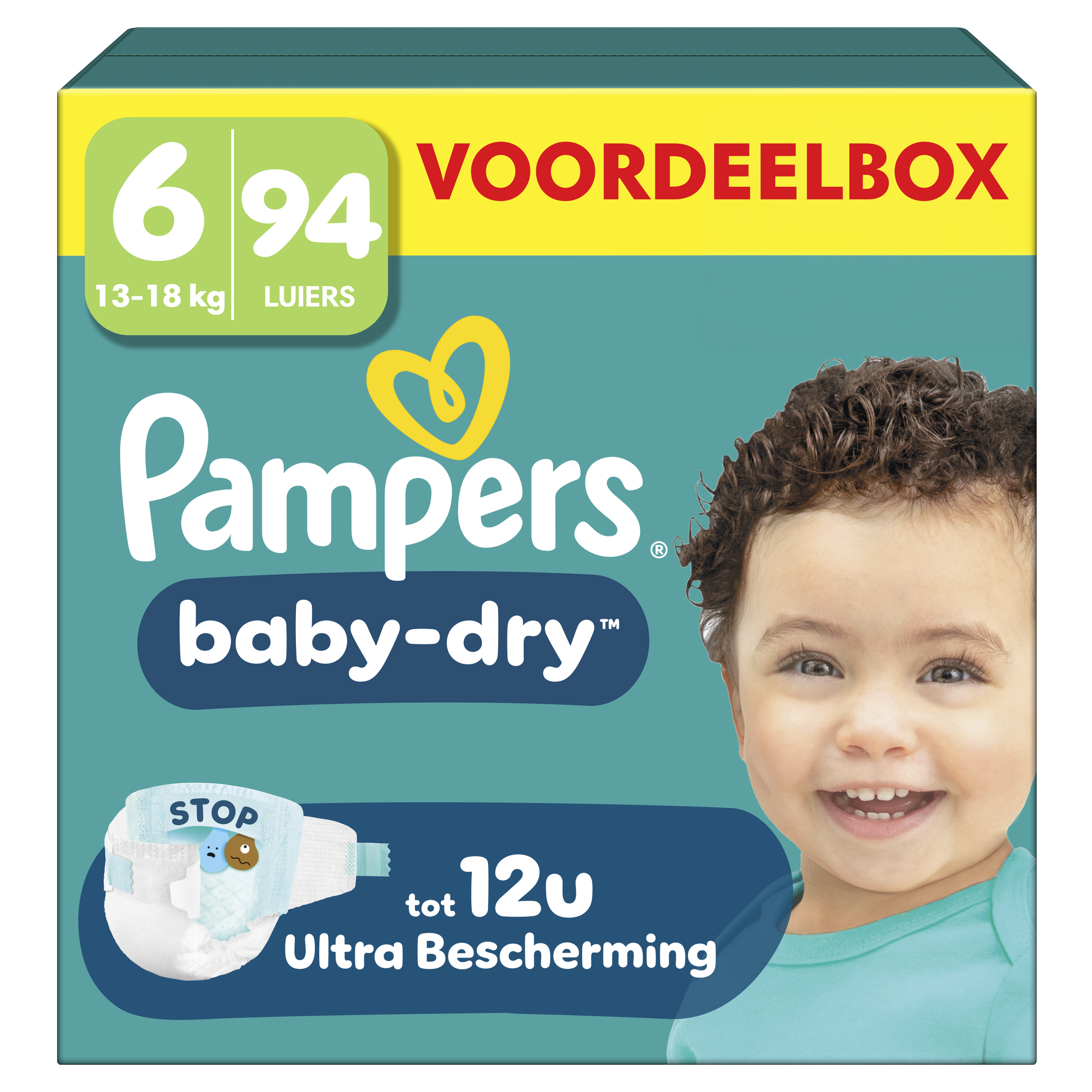 Pampers Baby Dry Voordeelbox Luiers Maat 6 13-18 kg 94 stuks
