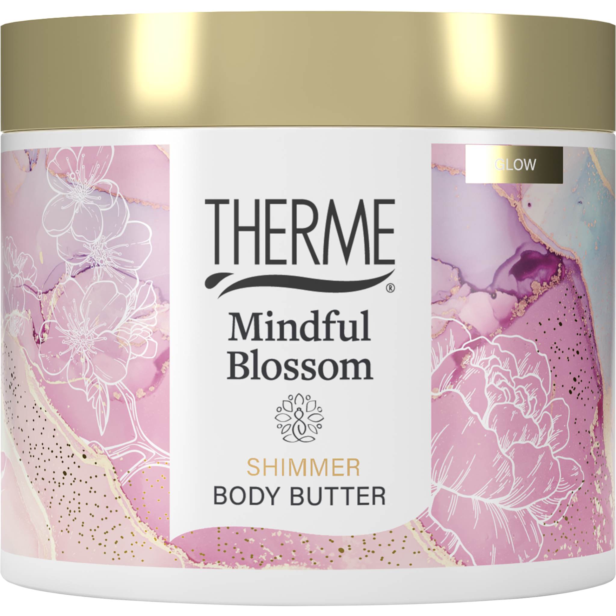 Therme Mindful Blossom Shimmer Glow Body Butter 225 Gram