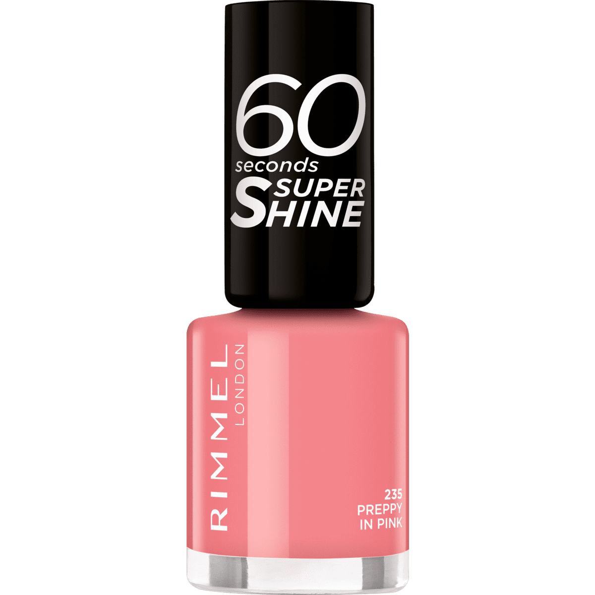 Rimmel London 60 Seconds SuperShine Nagellak 235 Preppy In Pink 8 ML