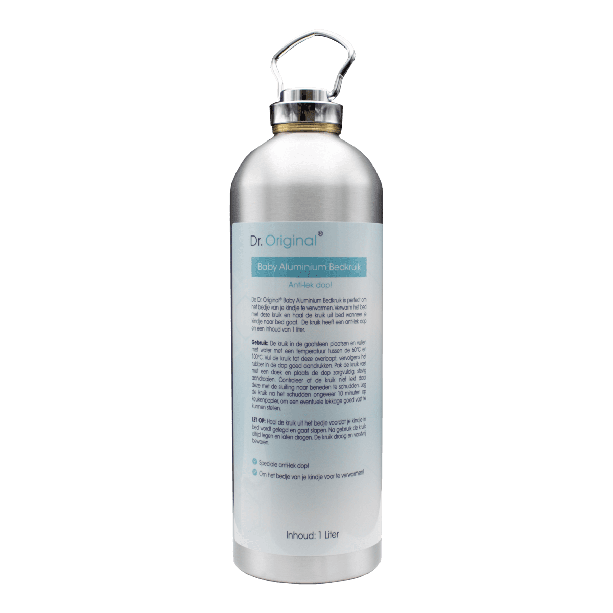 Dr. Original® Baby Aluminium Bedkruik