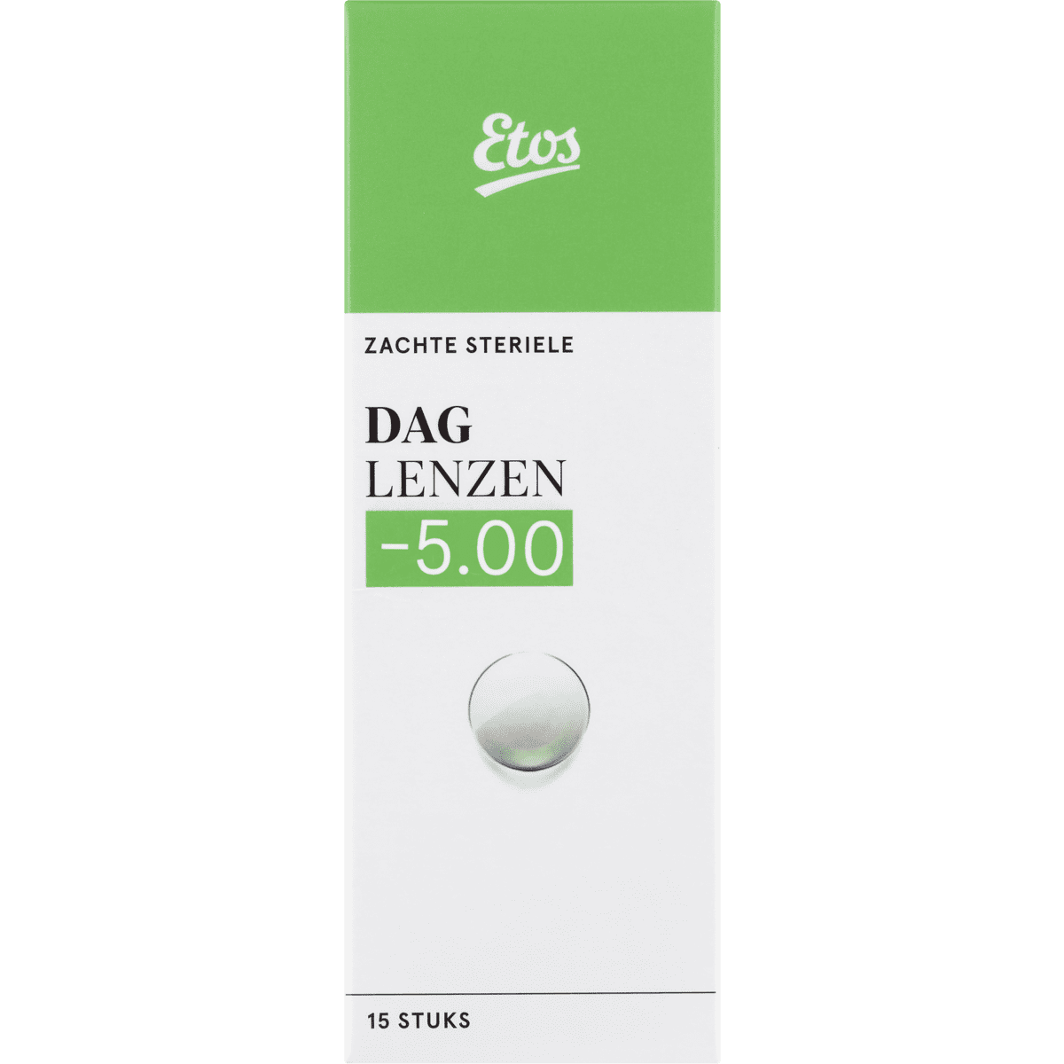 Etos Zachte Daglenzen -5,00 15 stuks
