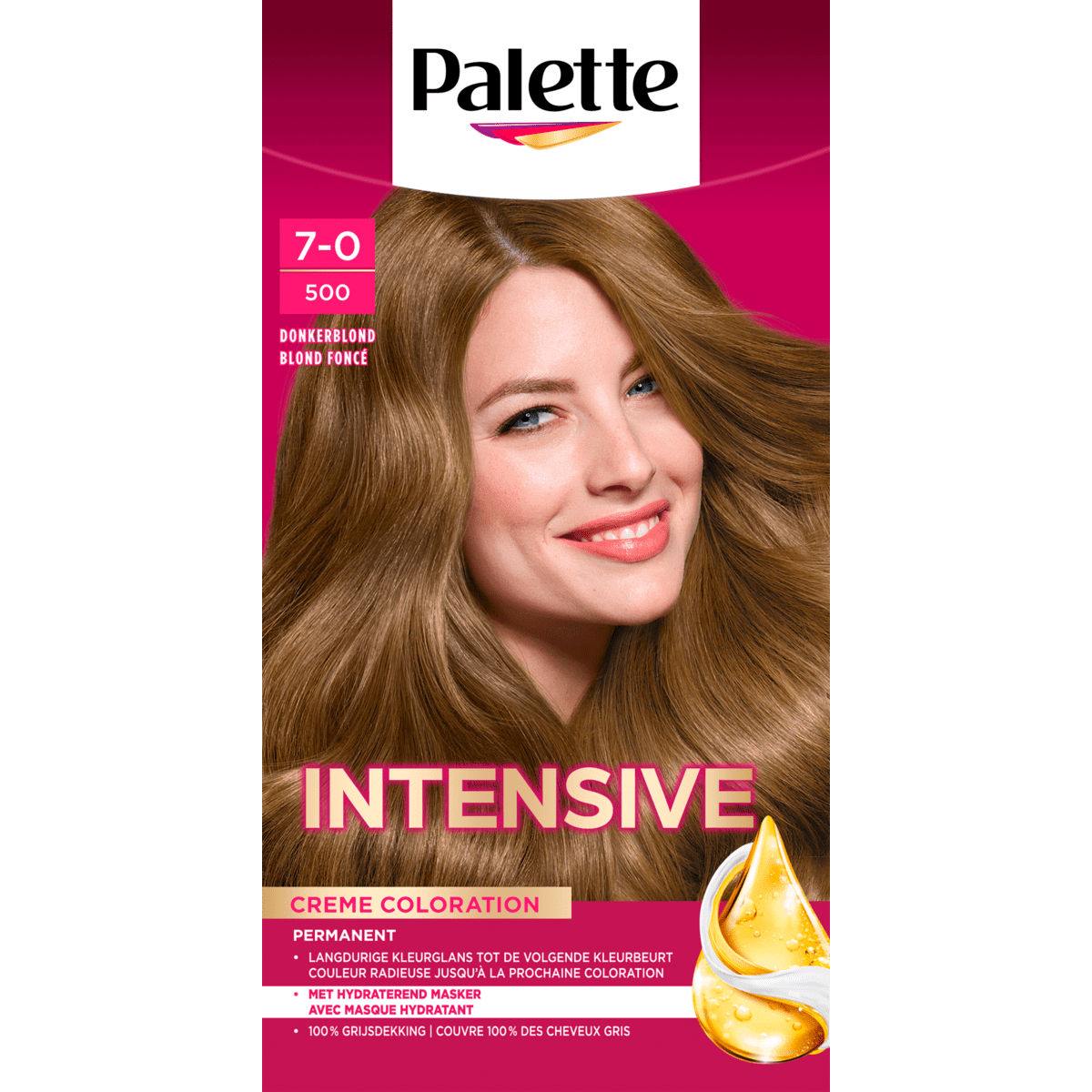 Poly Palette Intensive Crème Coloration Haarverf 500 Donkerblond