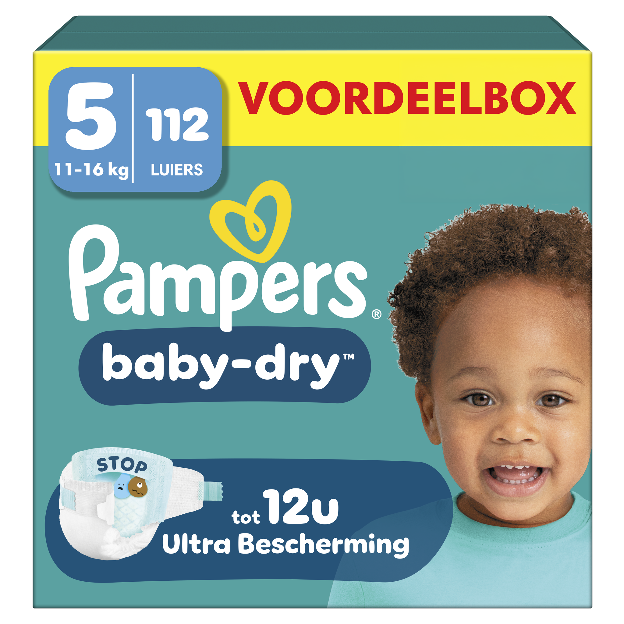 Pampers Baby Dry Voordeelbox Luiers Maat 5 11-16 kg 112 stuks